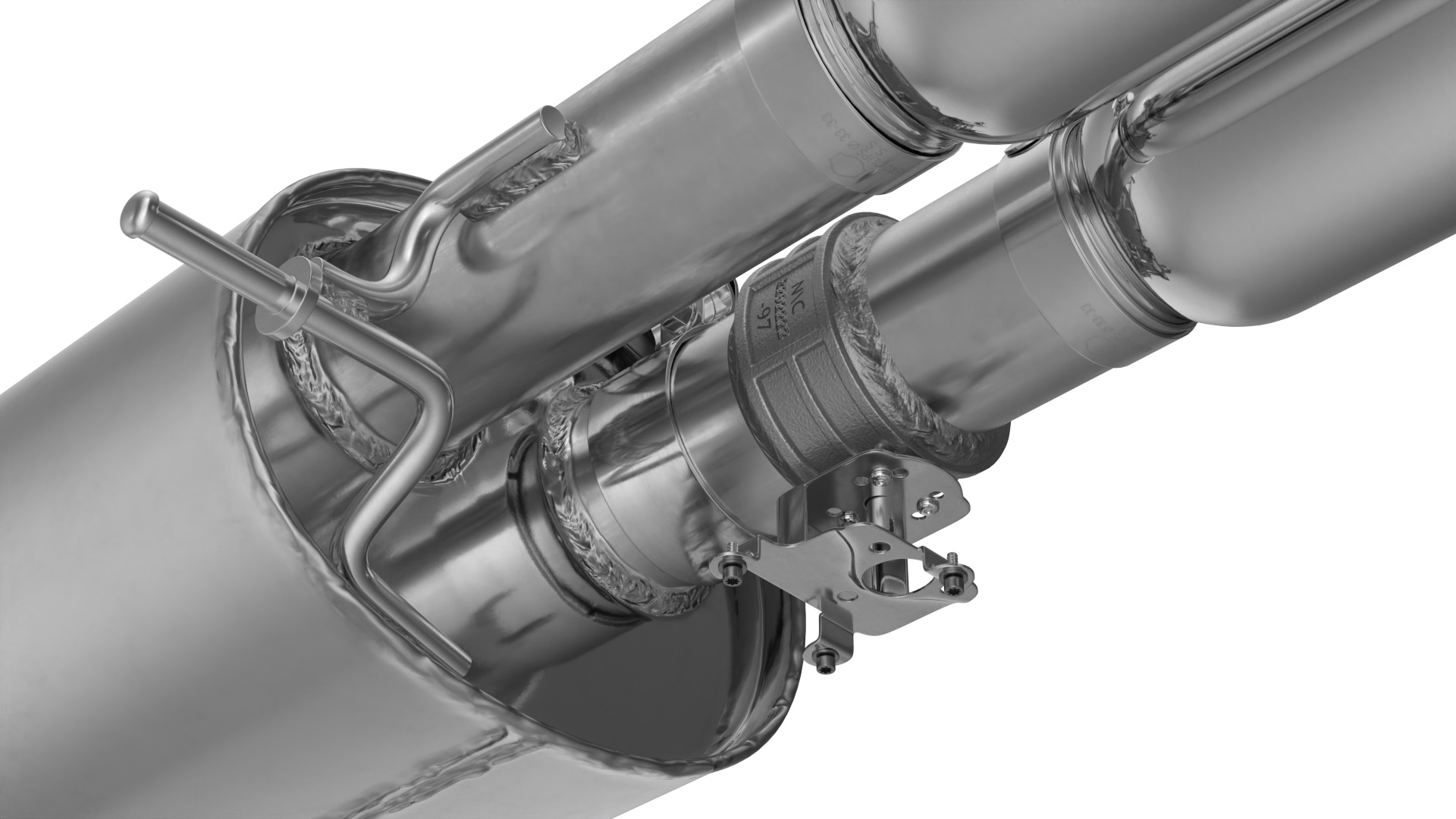 3D Car Exhaust System model