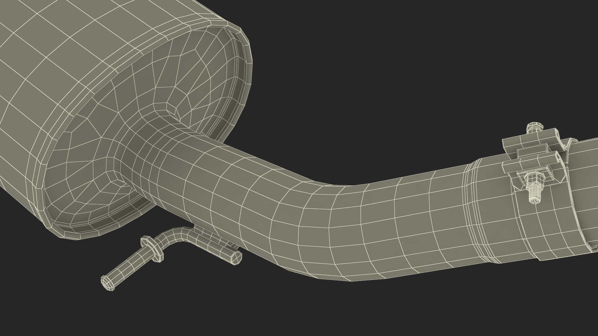 3D Car Exhaust System model