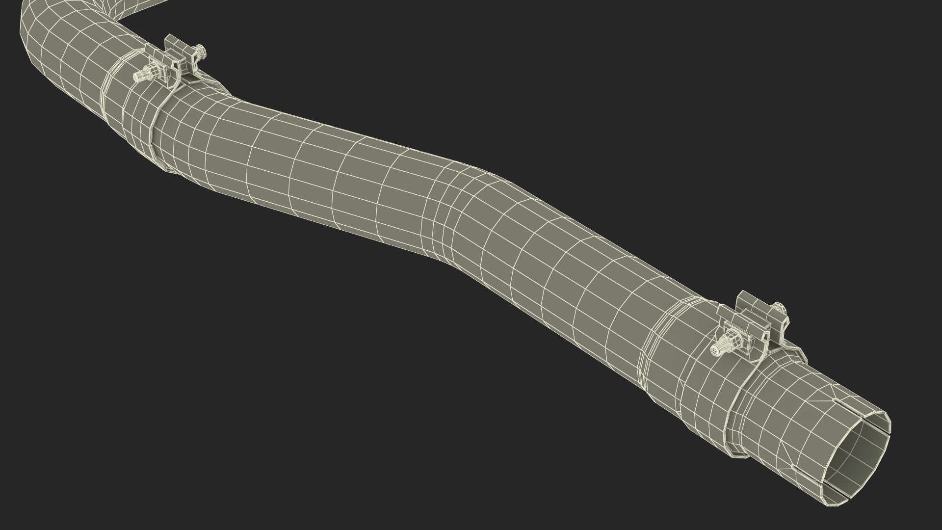 3D Car Exhaust System model