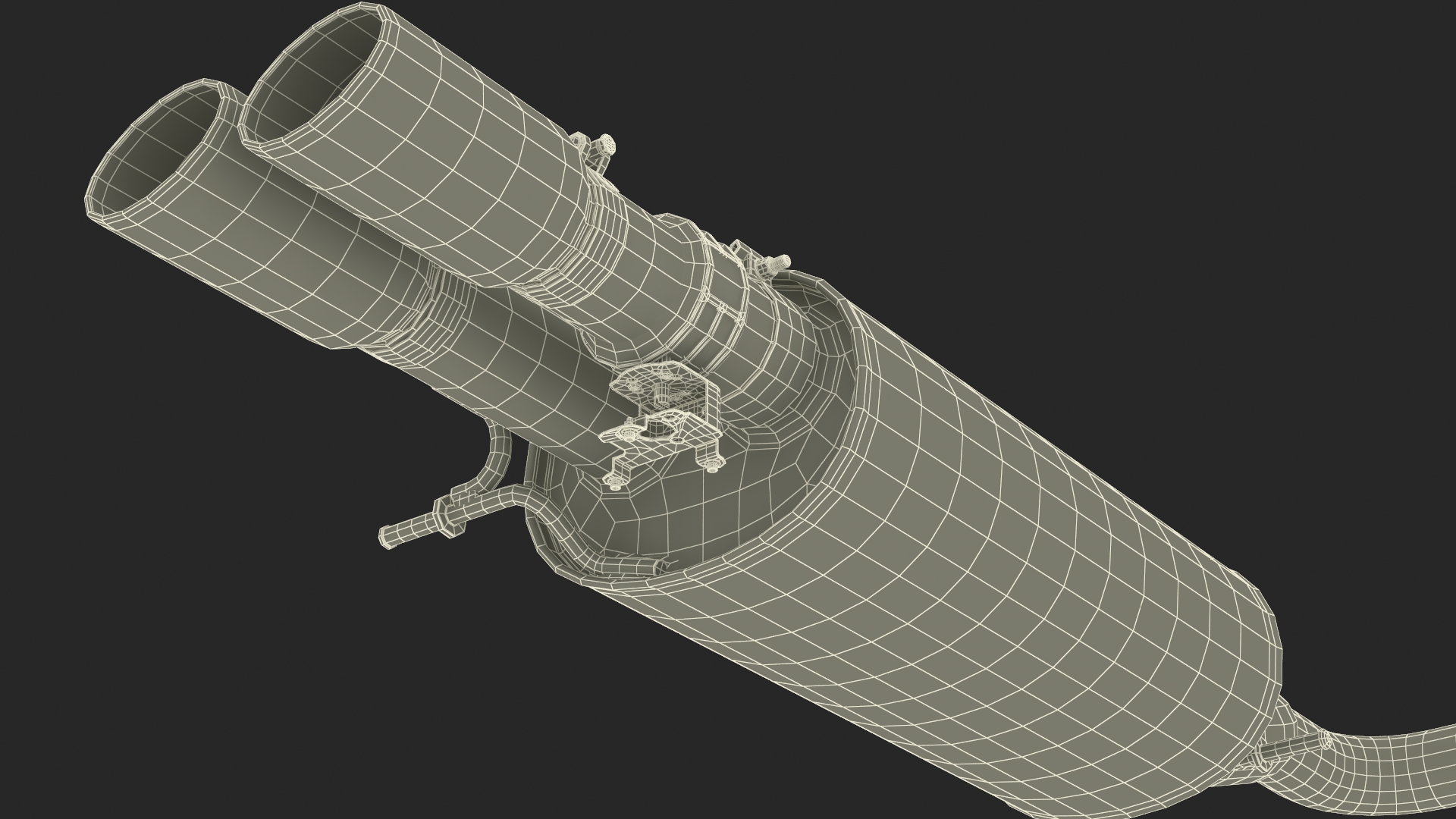 3D Car Exhaust System model