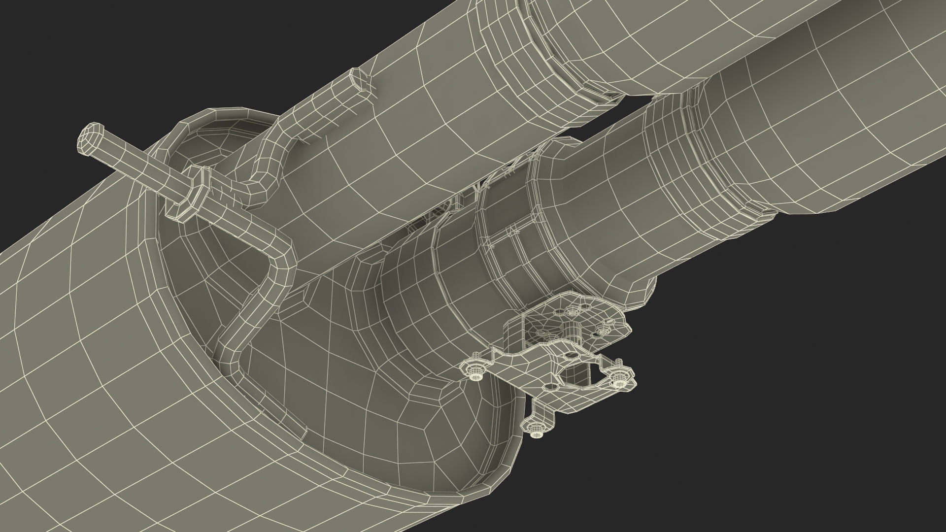 3D Car Exhaust System model