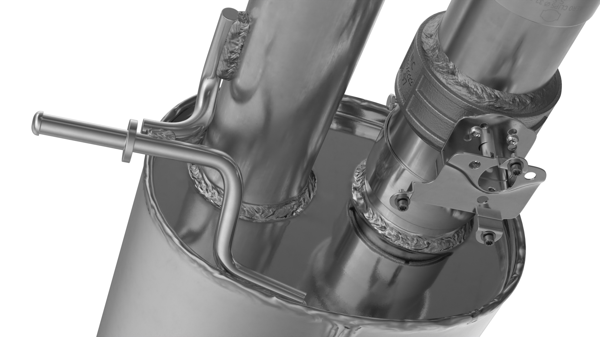 3D Car Exhaust System model