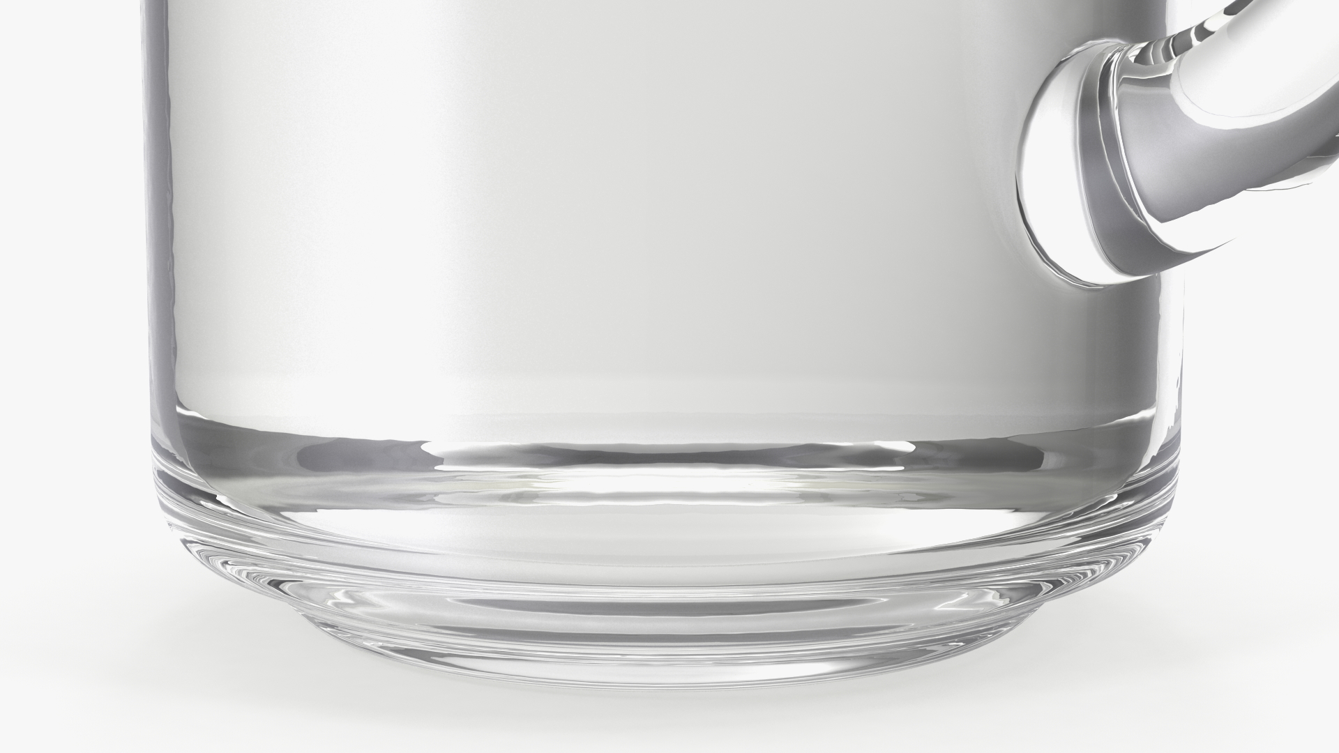 3D Mason Jar With Handle Full