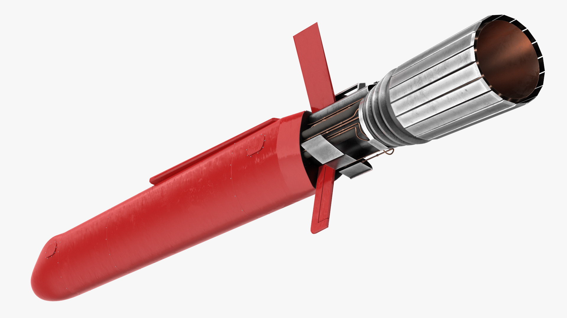 3D model Burevestnik 9M730 Nuclear Cruise Missile
