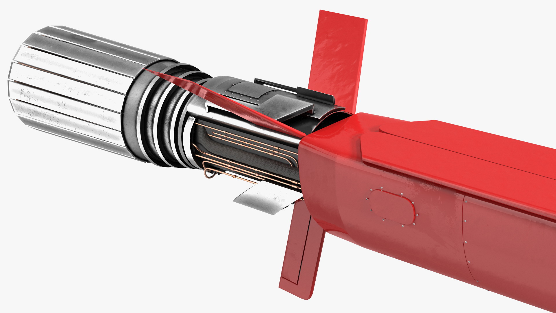 3D model Burevestnik 9M730 Nuclear Cruise Missile
