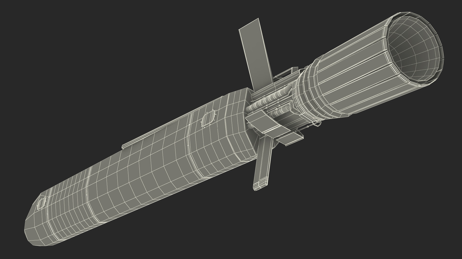 3D model Burevestnik 9M730 Nuclear Cruise Missile