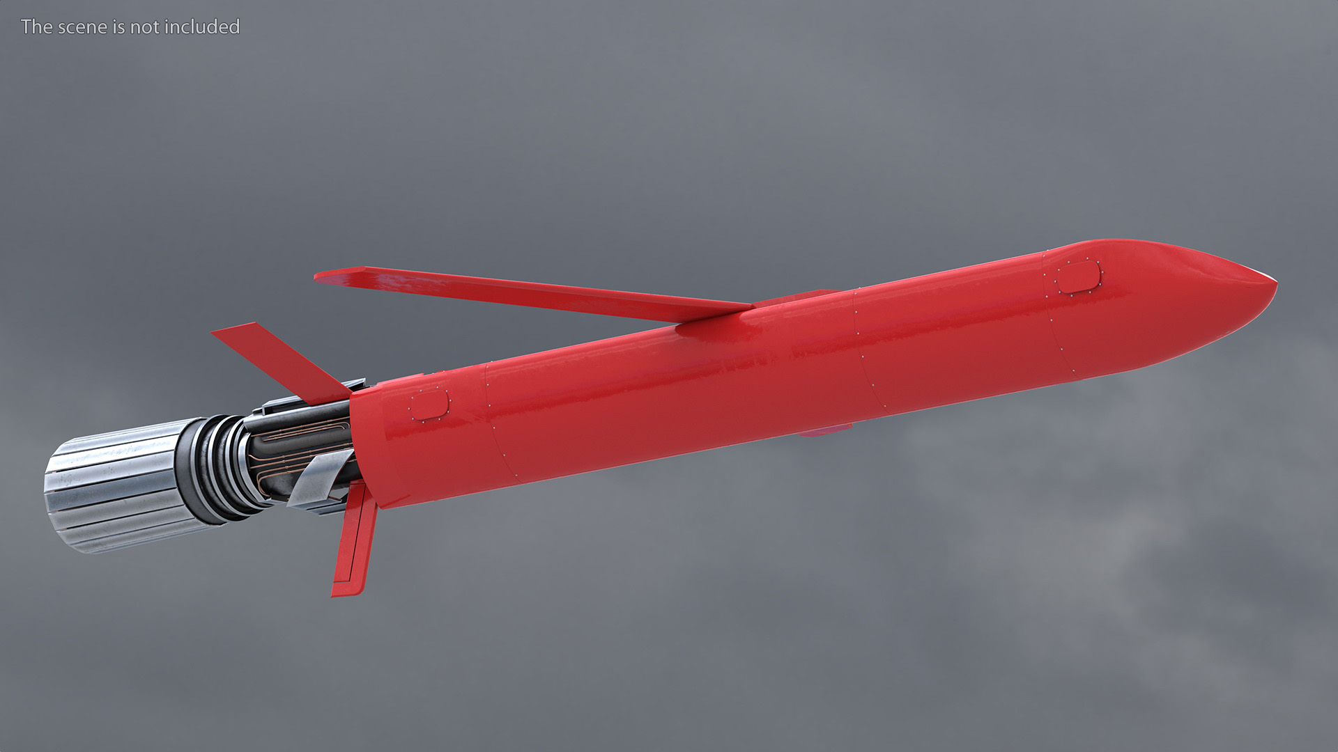 3D model Burevestnik 9M730 Nuclear Cruise Missile