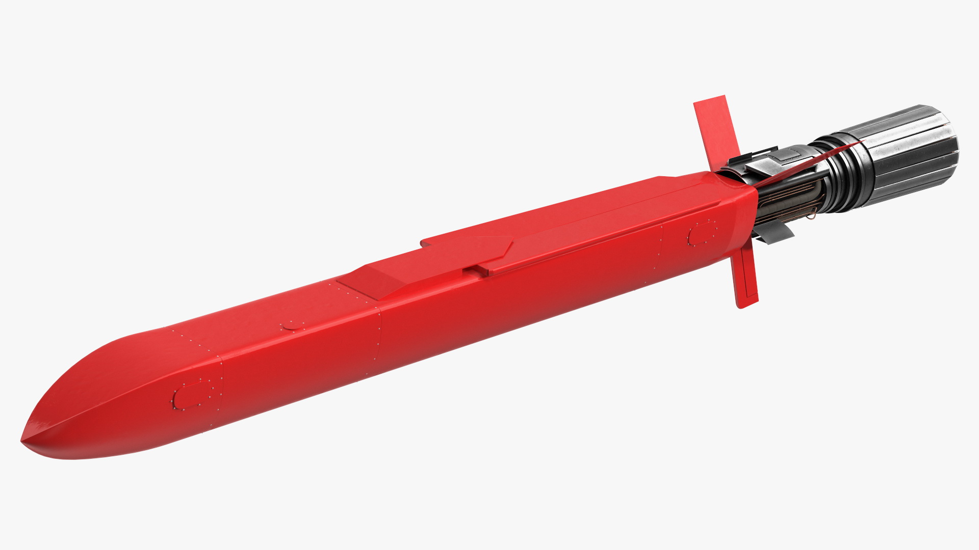 3D model Burevestnik 9M730 Nuclear Cruise Missile