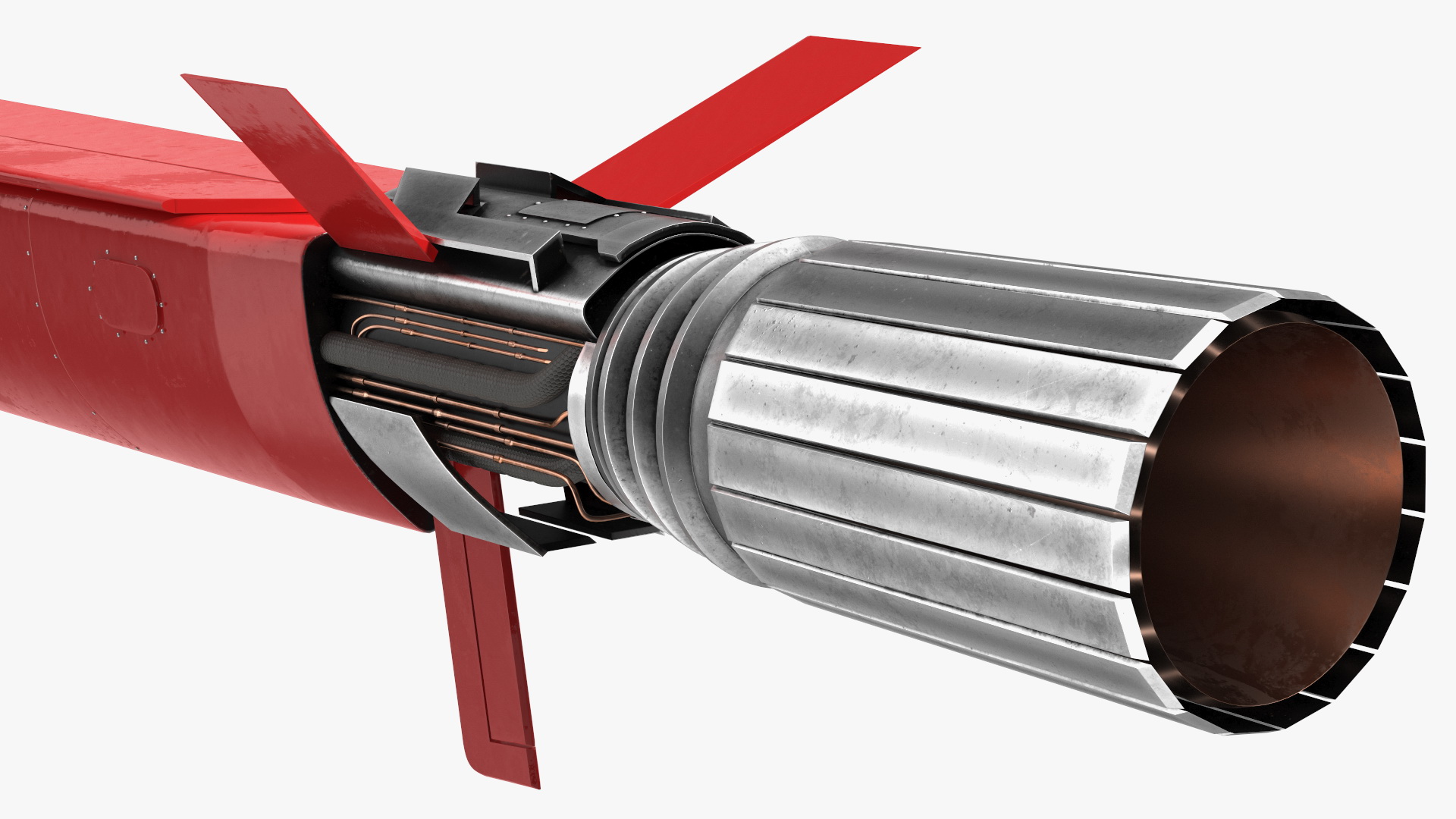 3D model Burevestnik 9M730 Nuclear Cruise Missile
