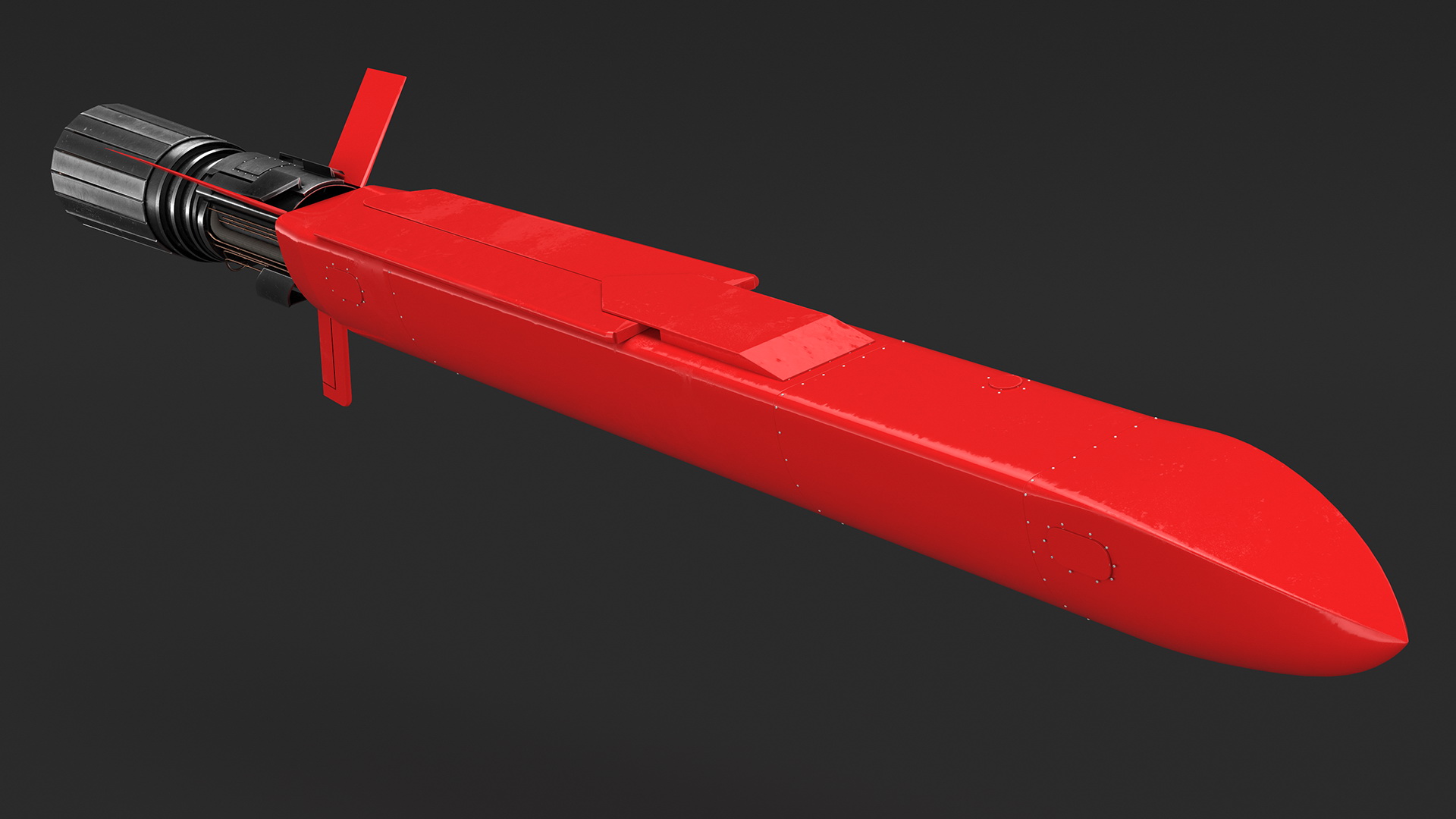 3D model Burevestnik 9M730 Nuclear Cruise Missile