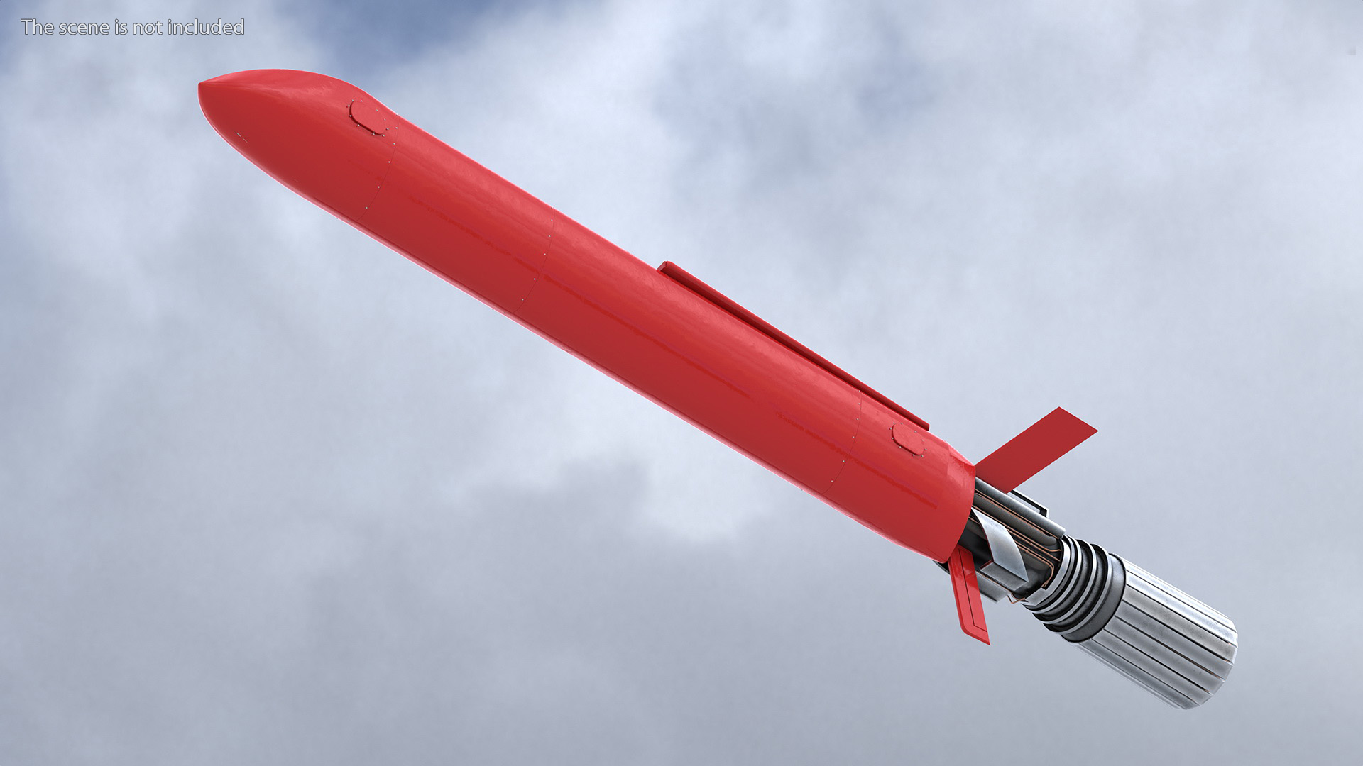 3D model Burevestnik 9M730 Nuclear Cruise Missile