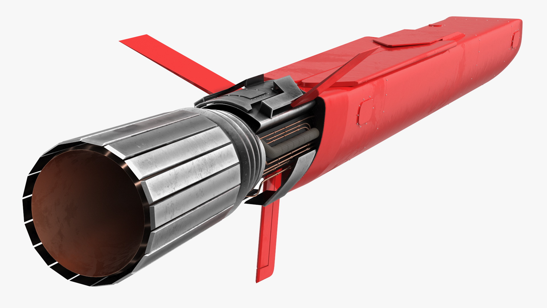 3D model Burevestnik 9M730 Nuclear Cruise Missile