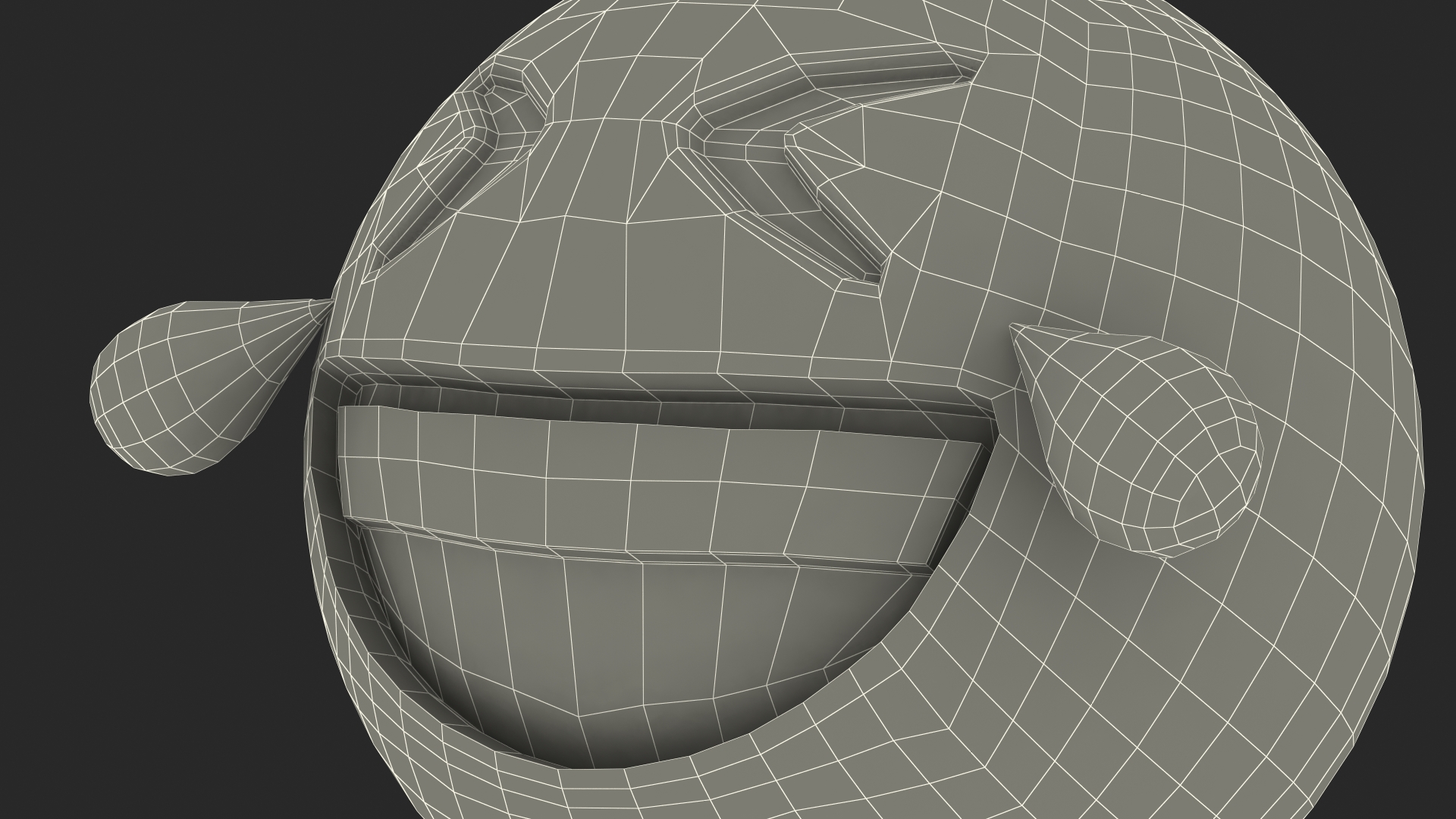 3D model Rolling on the Floor Laughing Emoji