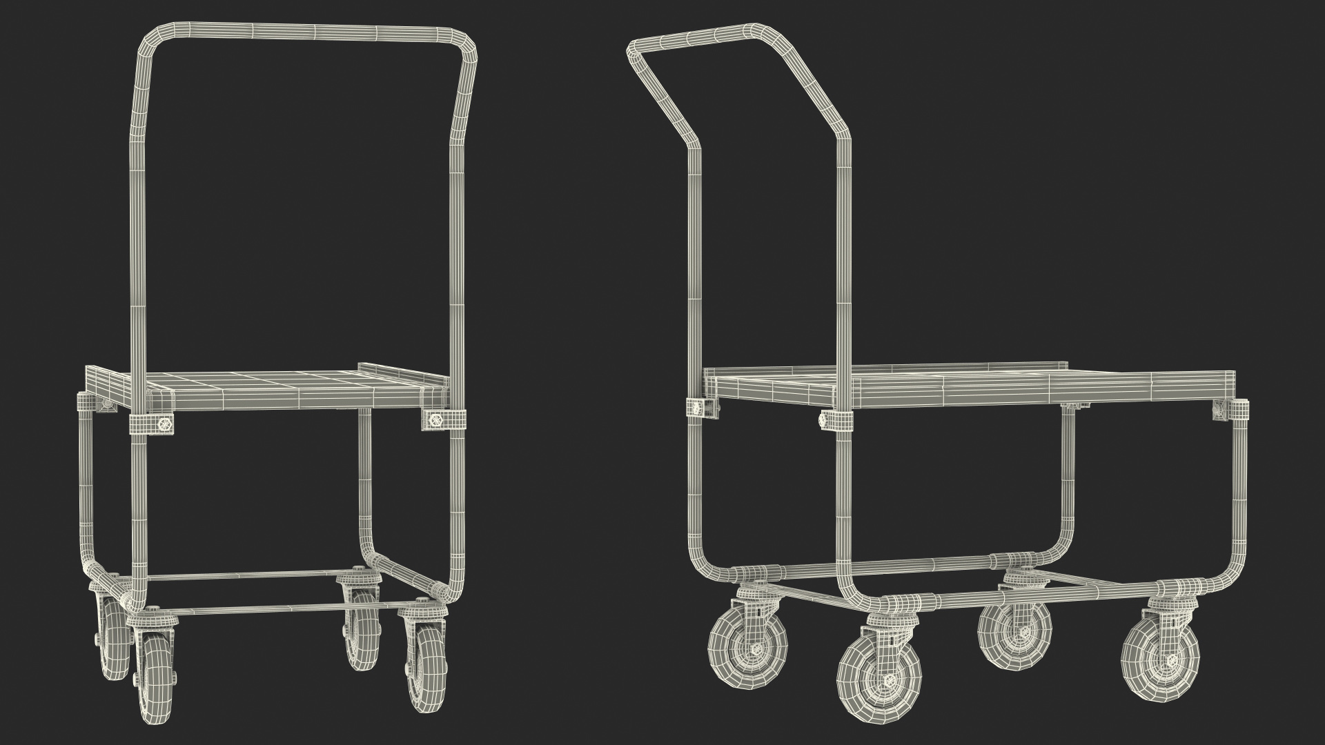 3D Trolley with High Platform