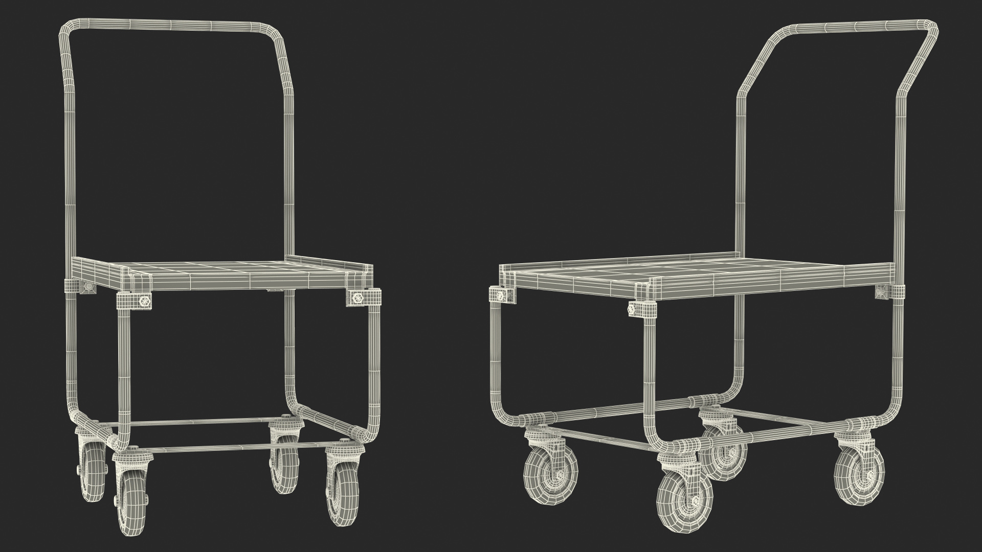 3D Trolley with High Platform