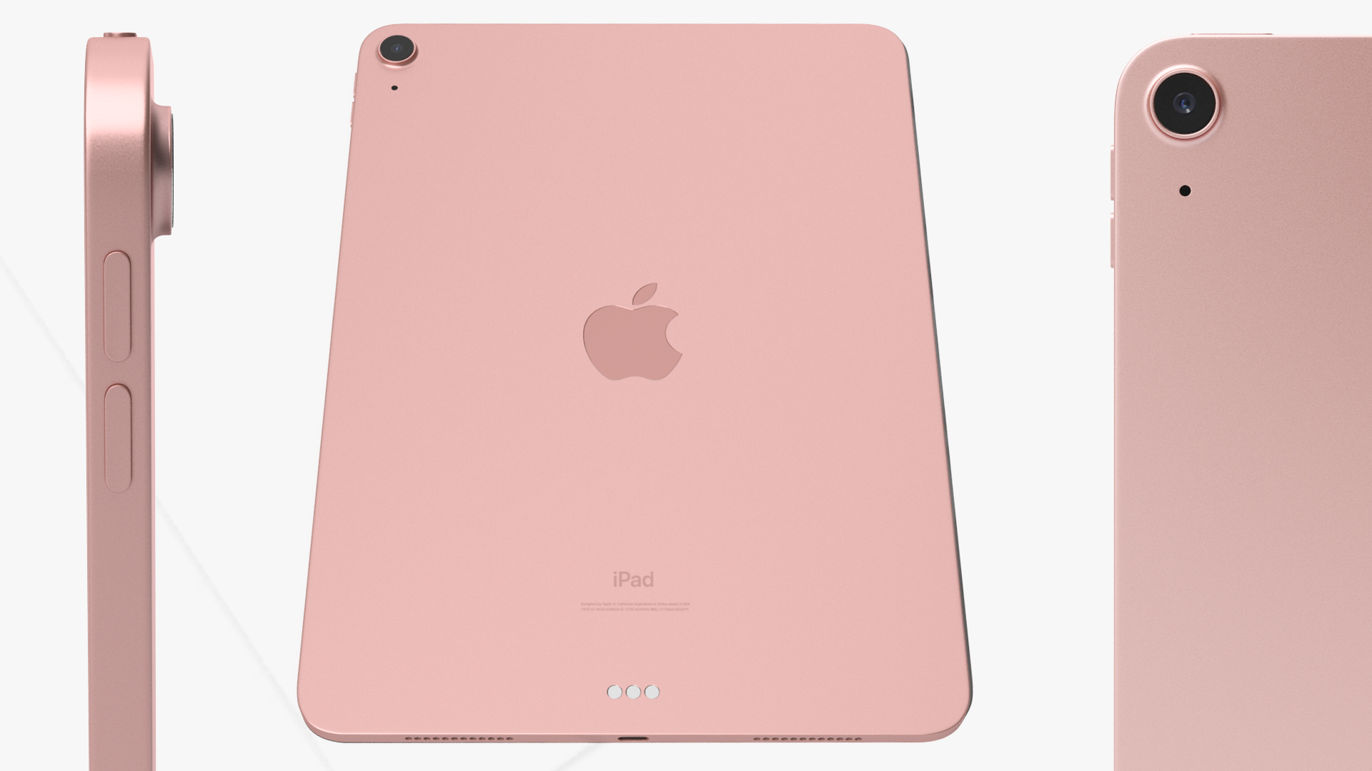 3D Apple iPad Air 4 2020 Rose Gold
