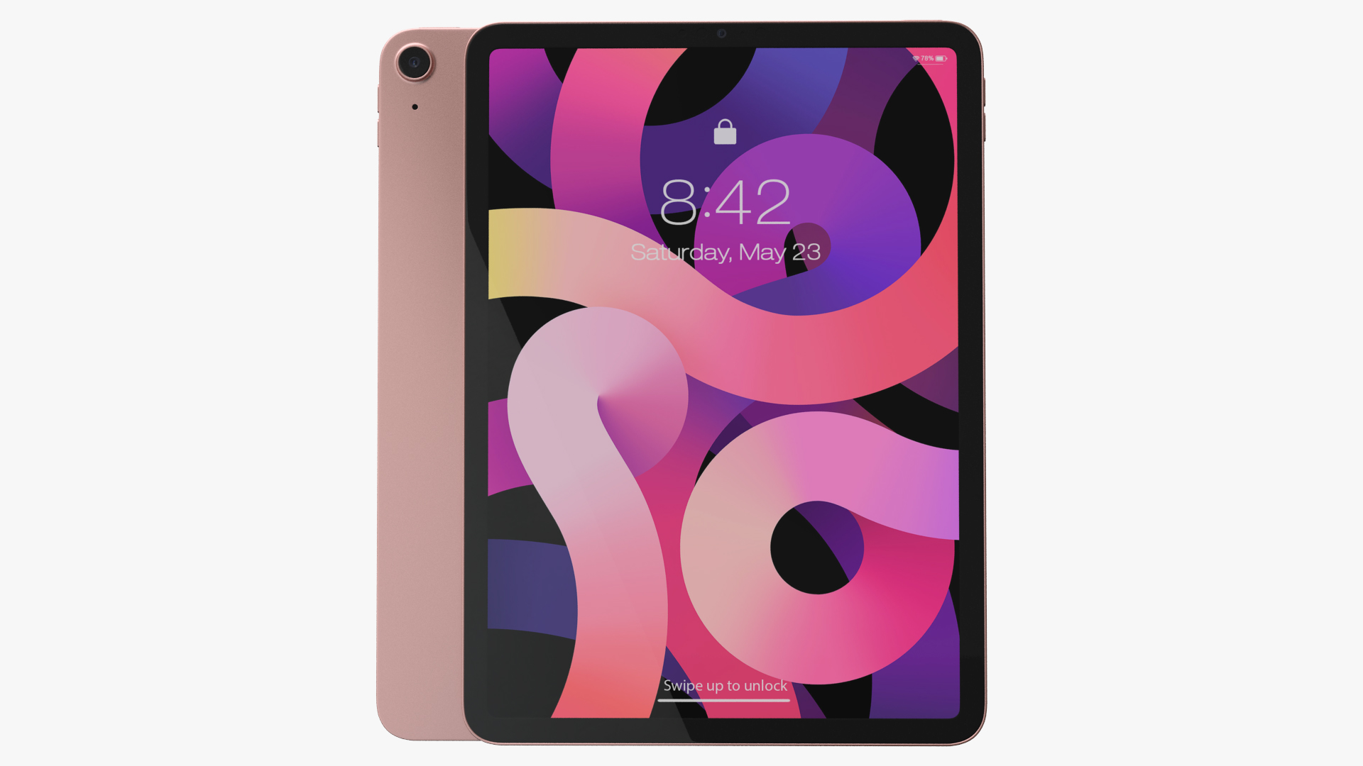 3D Apple iPad Air 4 2020 Rose Gold