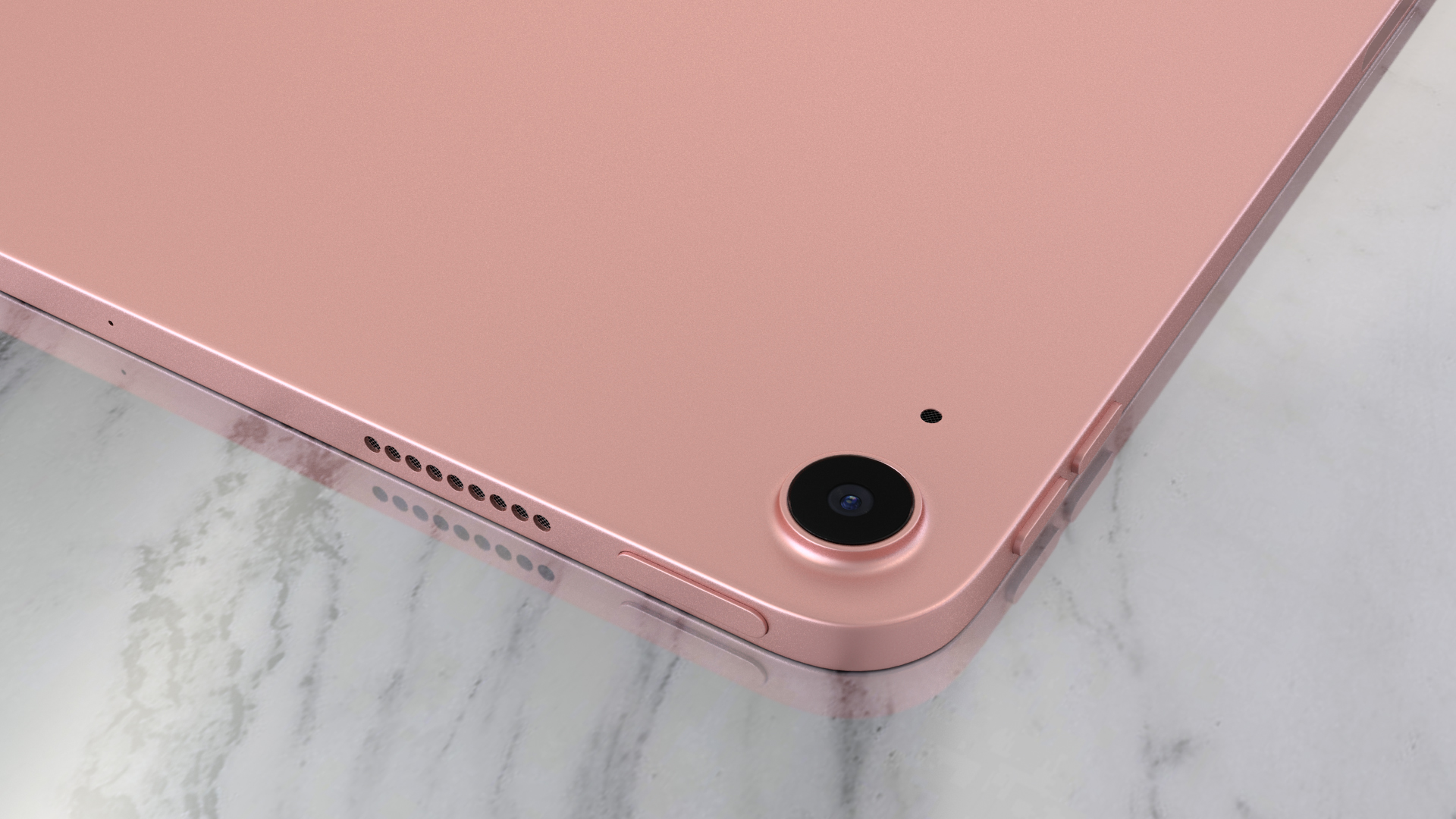 3D Apple iPad Air 4 2020 Rose Gold