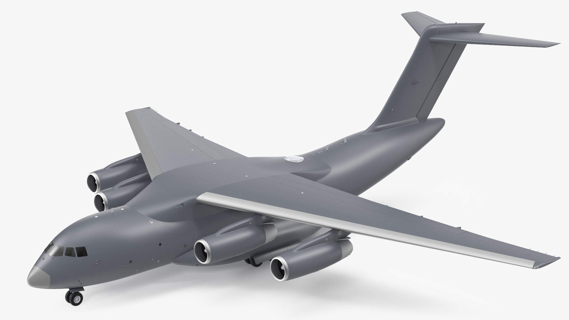 3D model Large Military Transport Aircraft Rigged