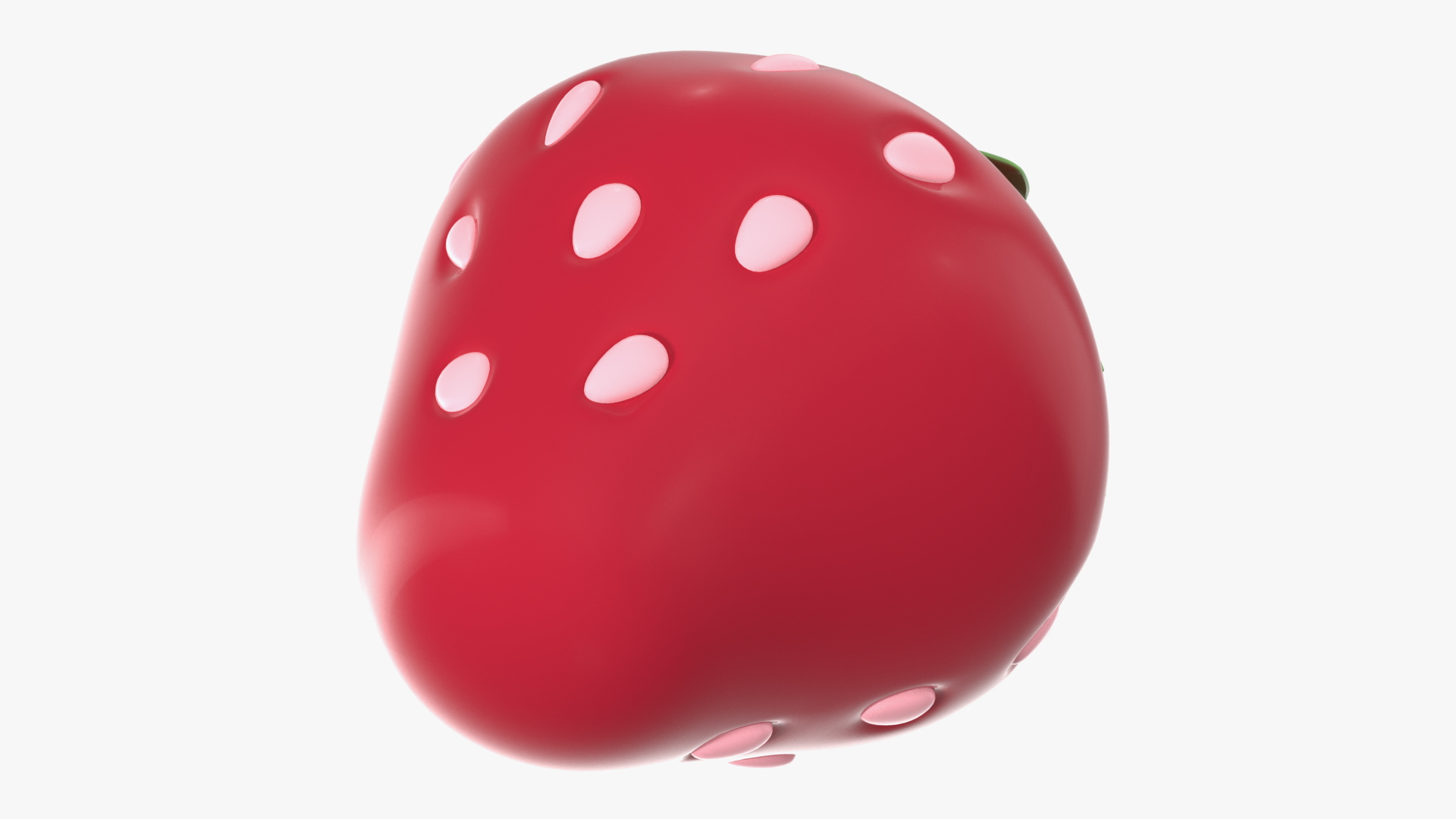 3D Strawberry Emoji