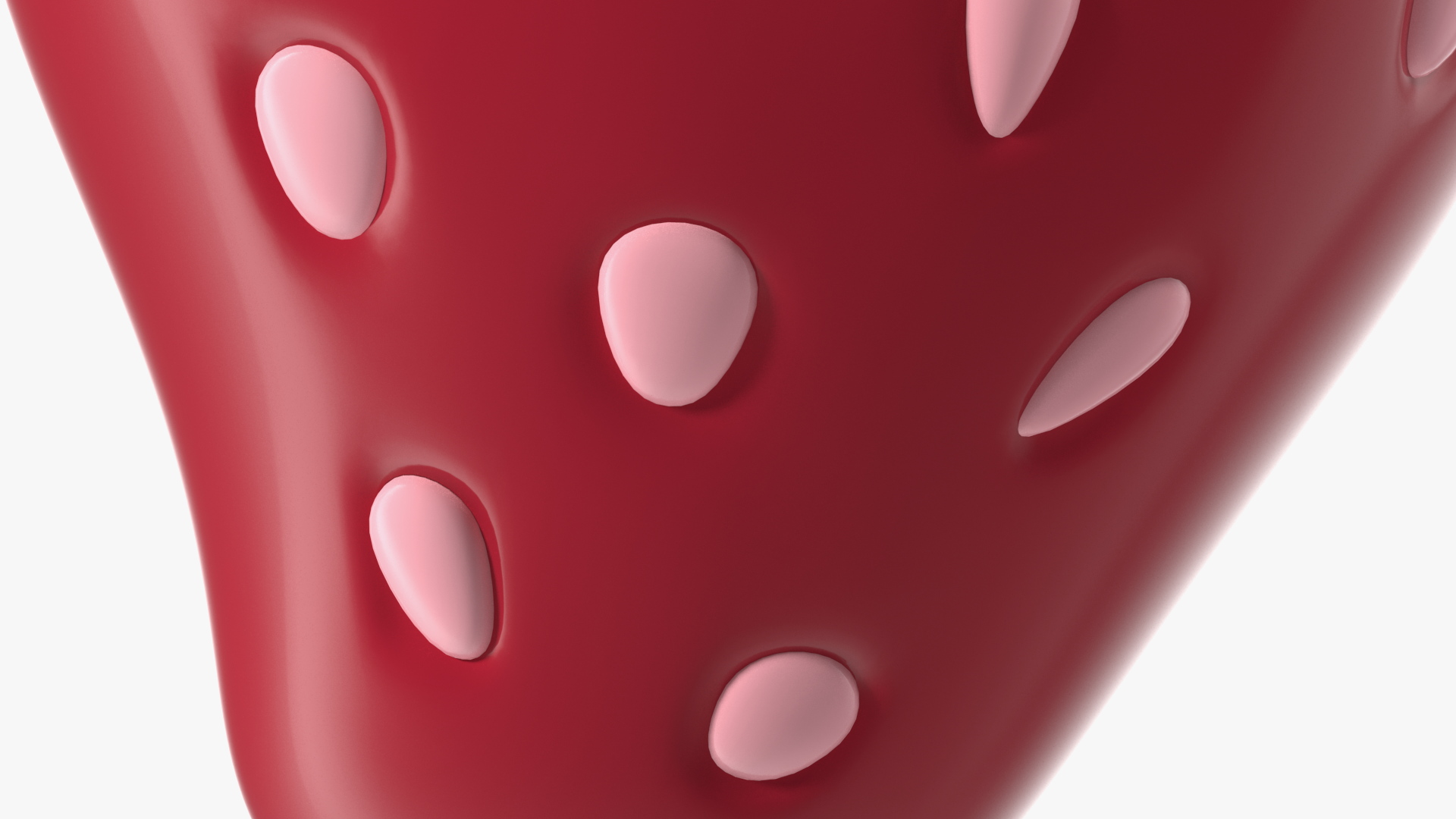 3D Strawberry Emoji