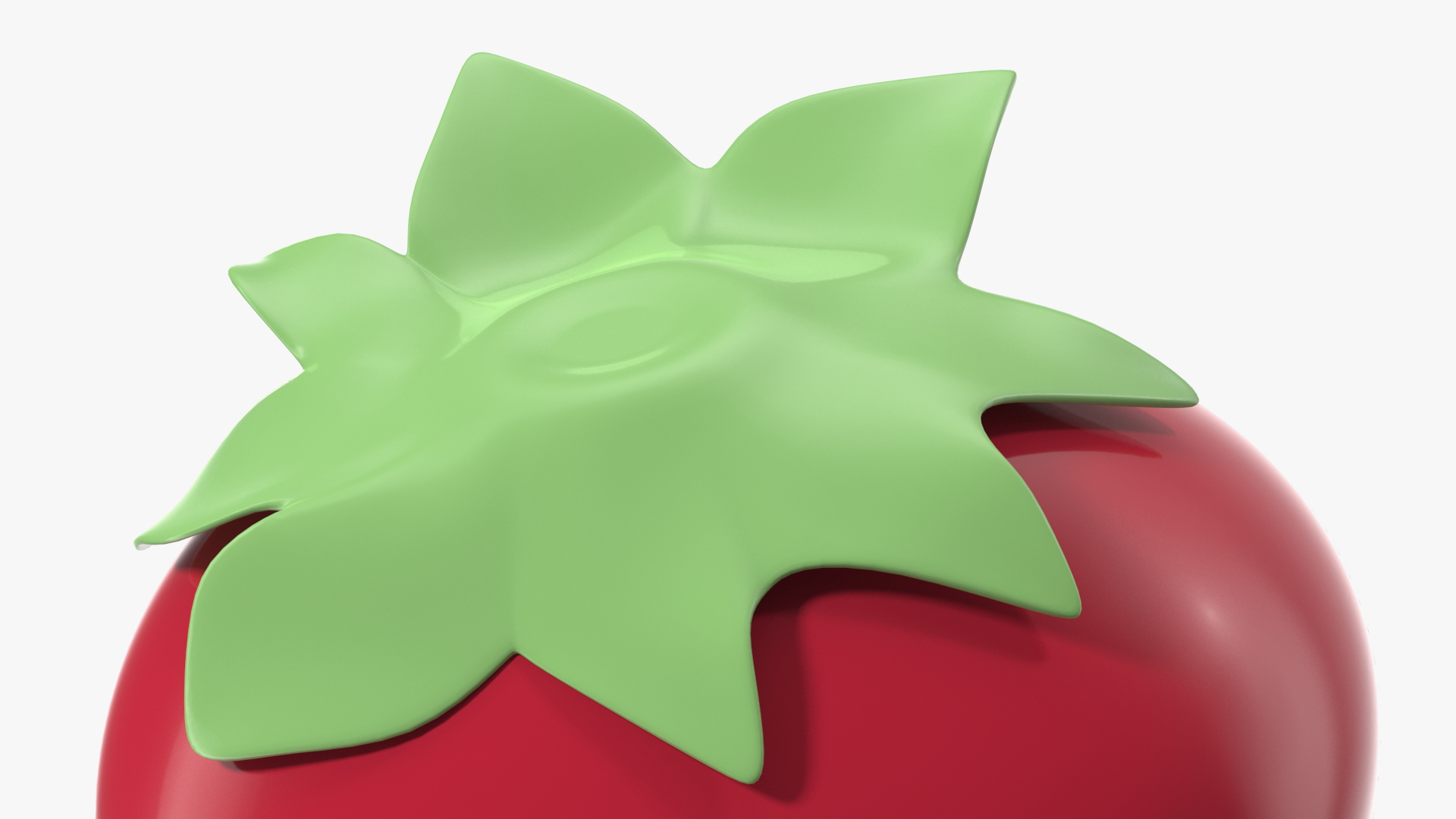 3D Strawberry Emoji