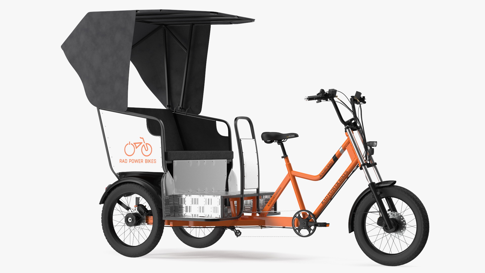 3D Rad Power Bike RadBurro with Passenger Seat model