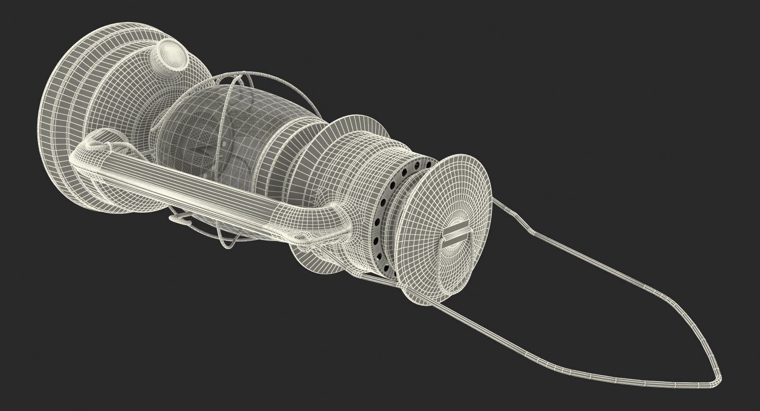 Vintage Kerosene Lantern 3D model