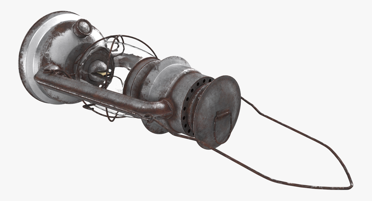Vintage Kerosene Lantern 3D model