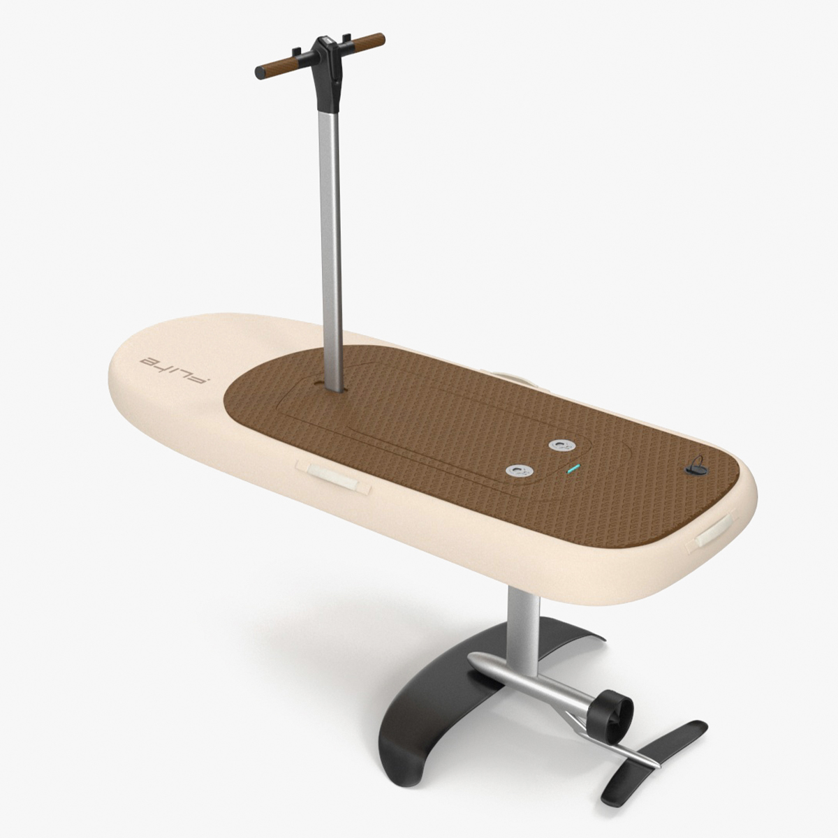 Man Rides a Flitescooter 3D model