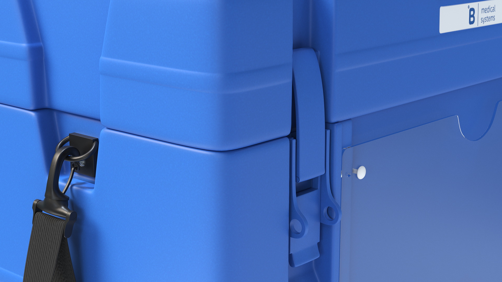 3D Vaccine Transport Box Blue