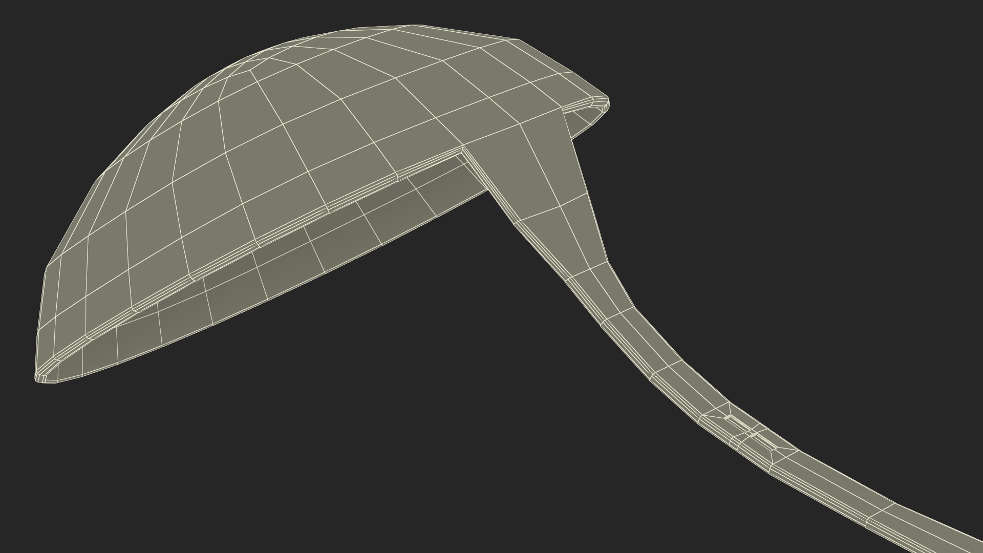 3D Kitchen Soup Ladle model
