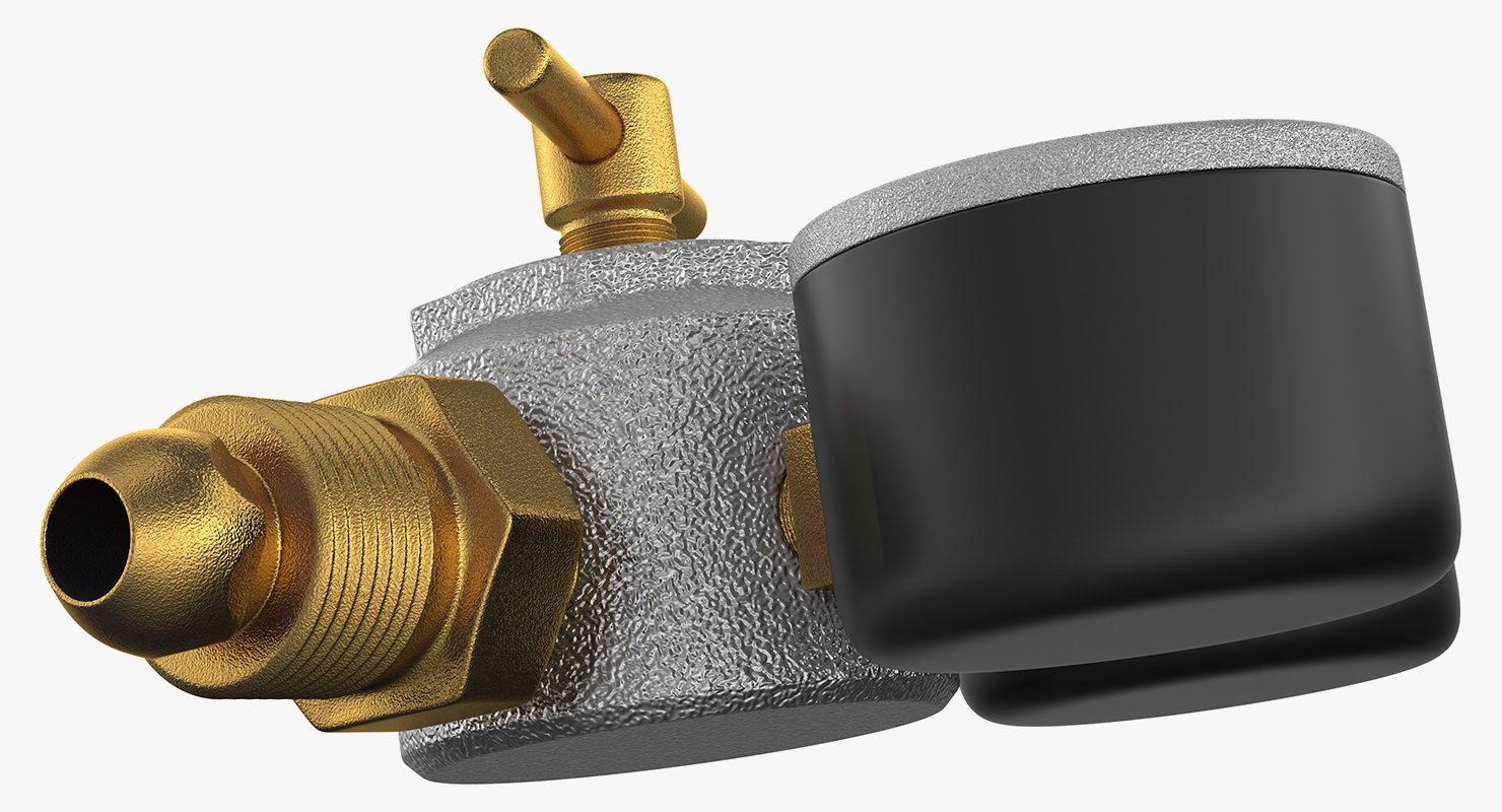 3D model Argon CO2 Double Pressure Regulator