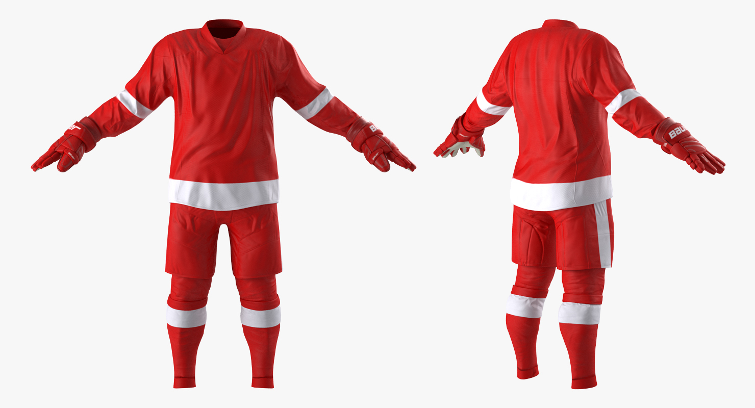 3D model Hockey Player Generic 2 Rigged