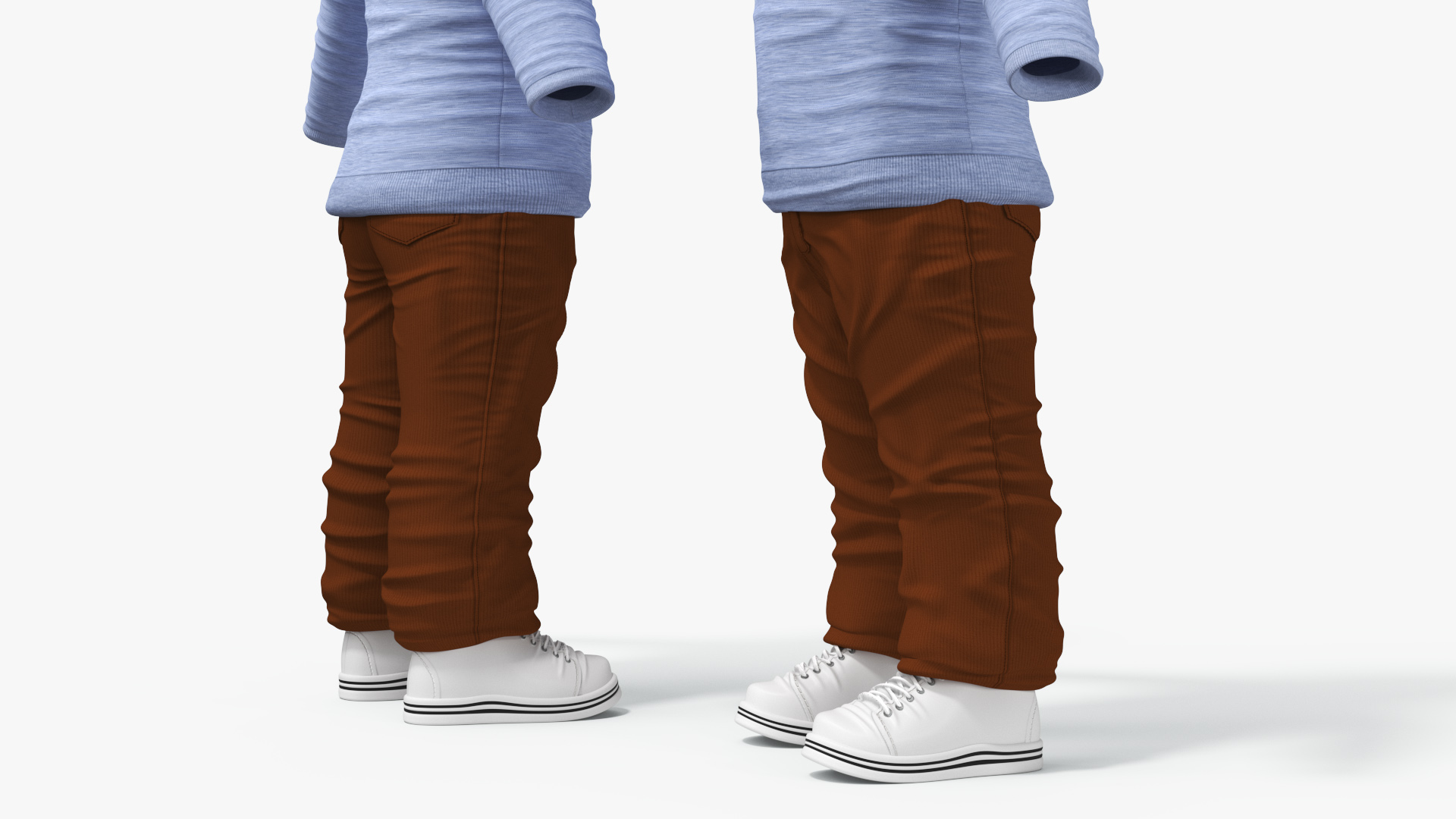 3D model Fall Clothing for One Year Old Baby