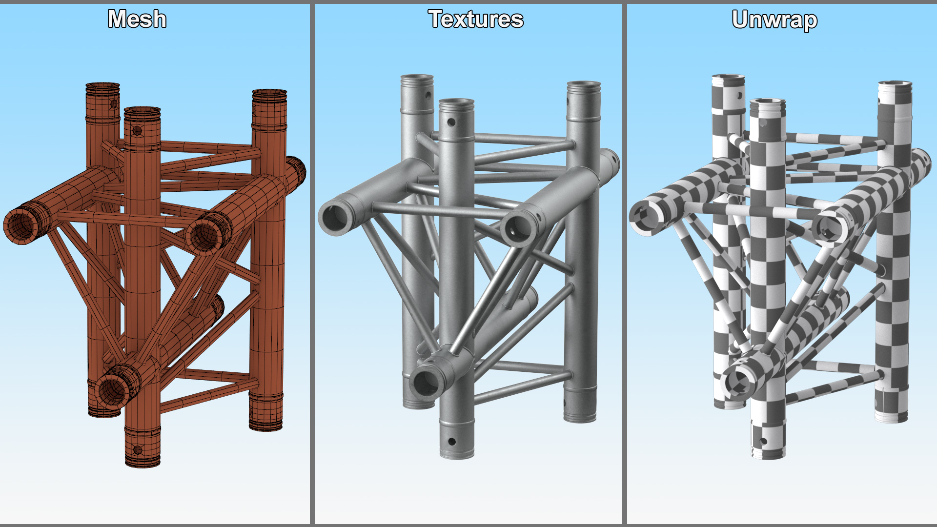3D Architecture Truss Modular