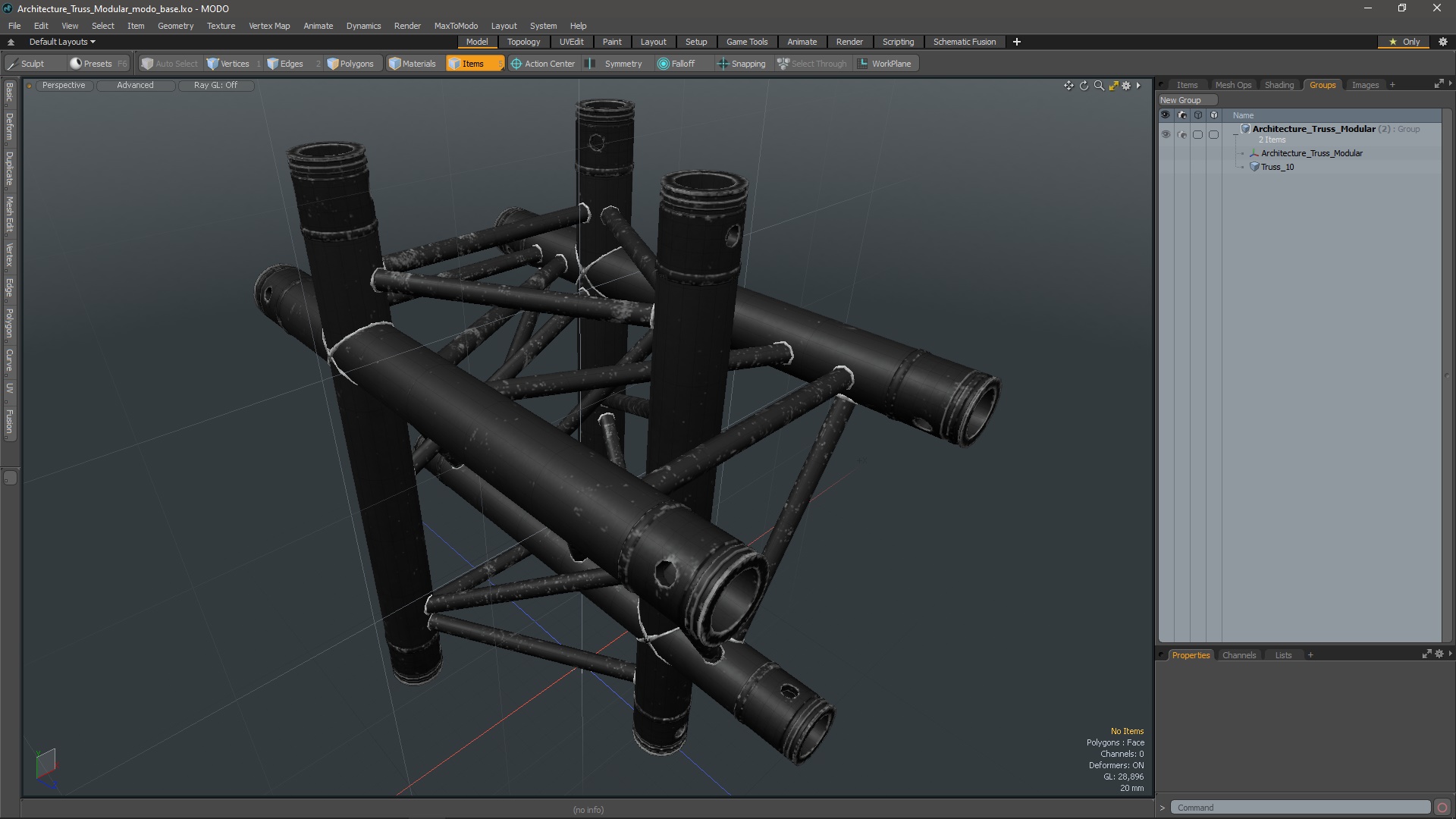 3D Architecture Truss Modular