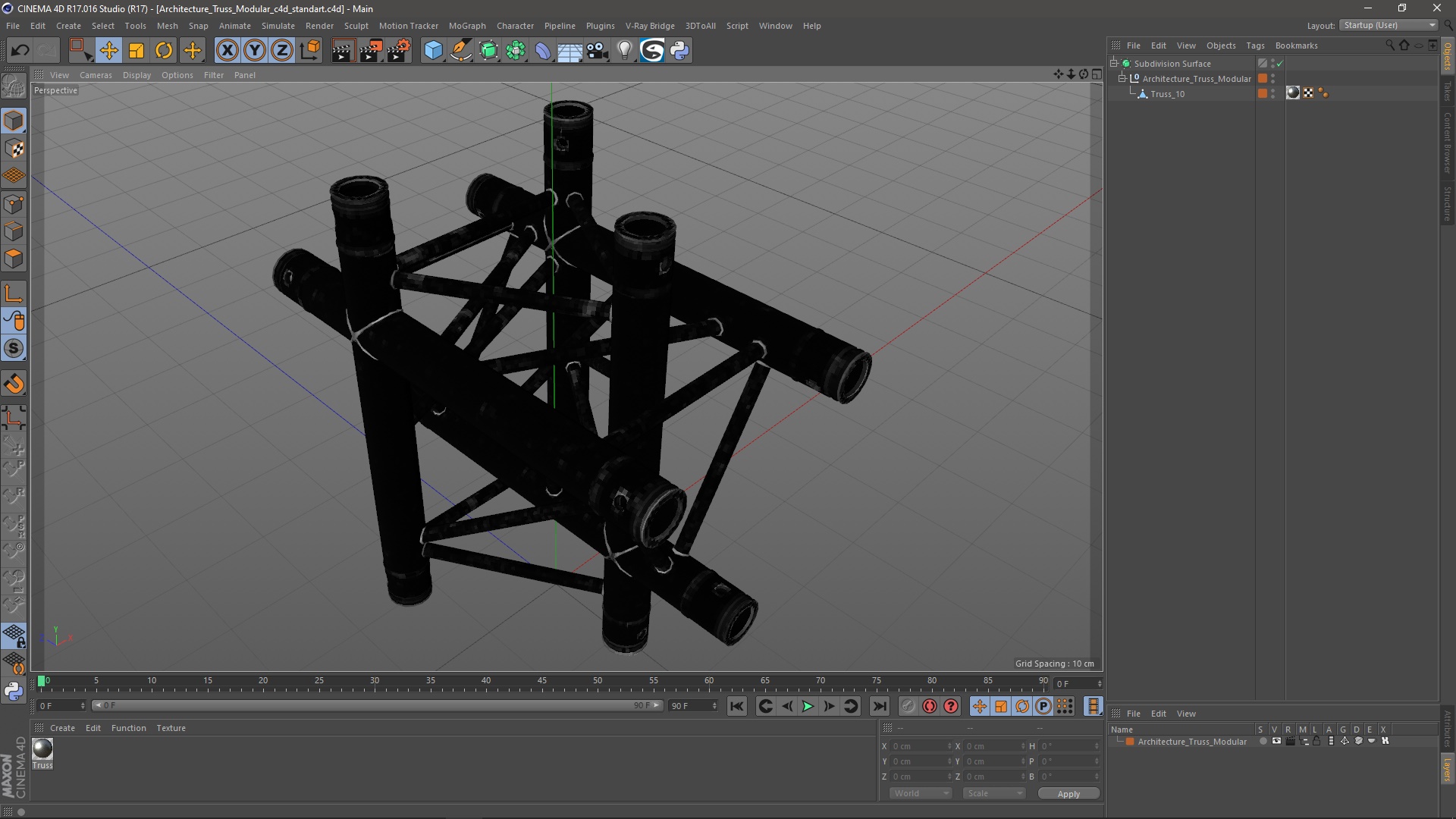 3D Architecture Truss Modular