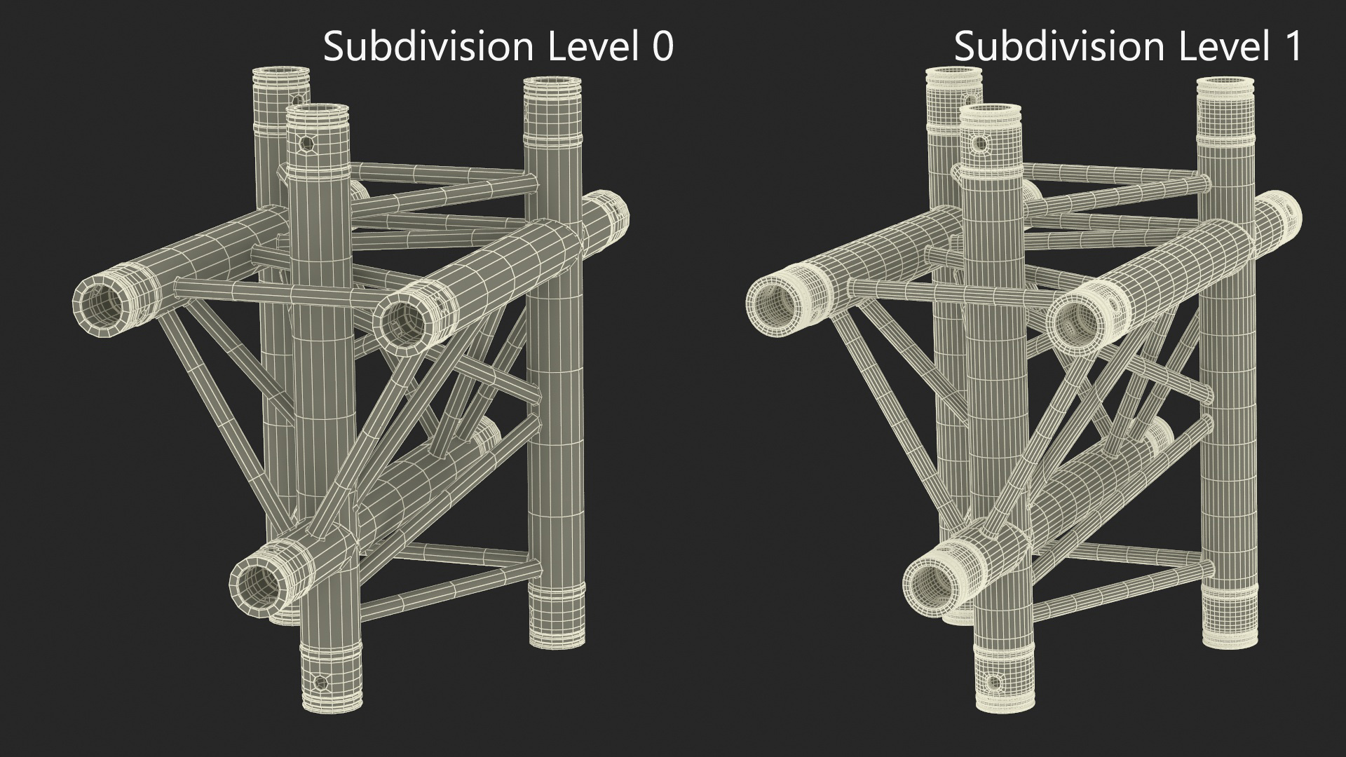 3D Architecture Truss Modular