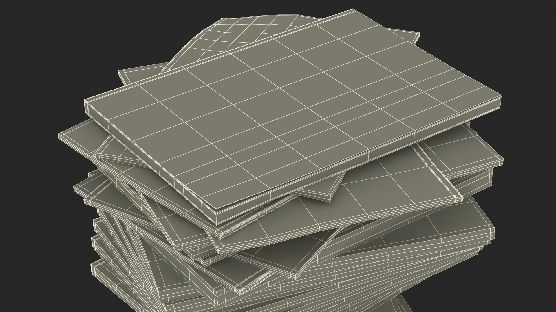 Pile of Magazines 3D