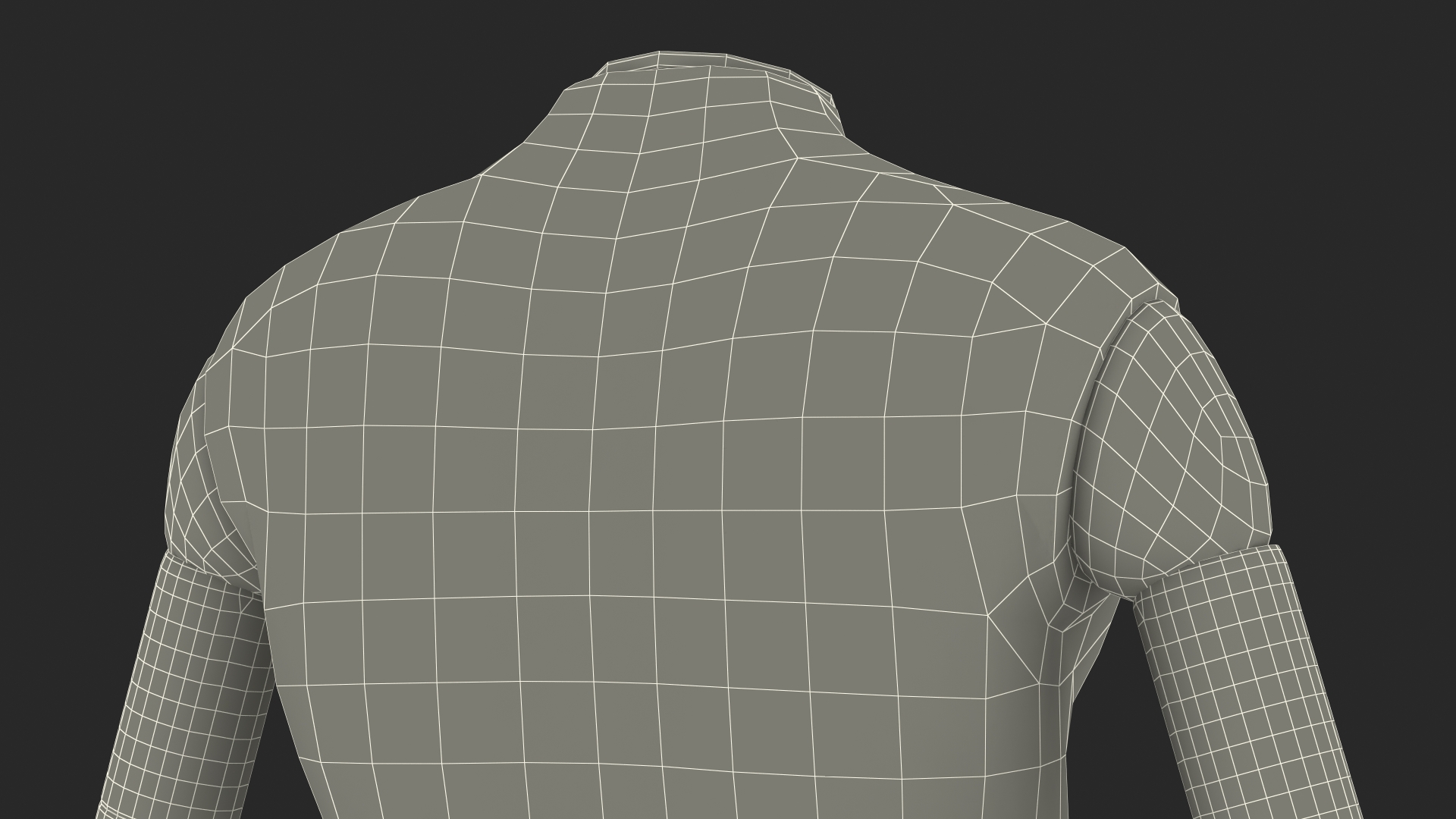 3D model Male Flexible Half Body Mannequin Torso with Wooden Base Headless