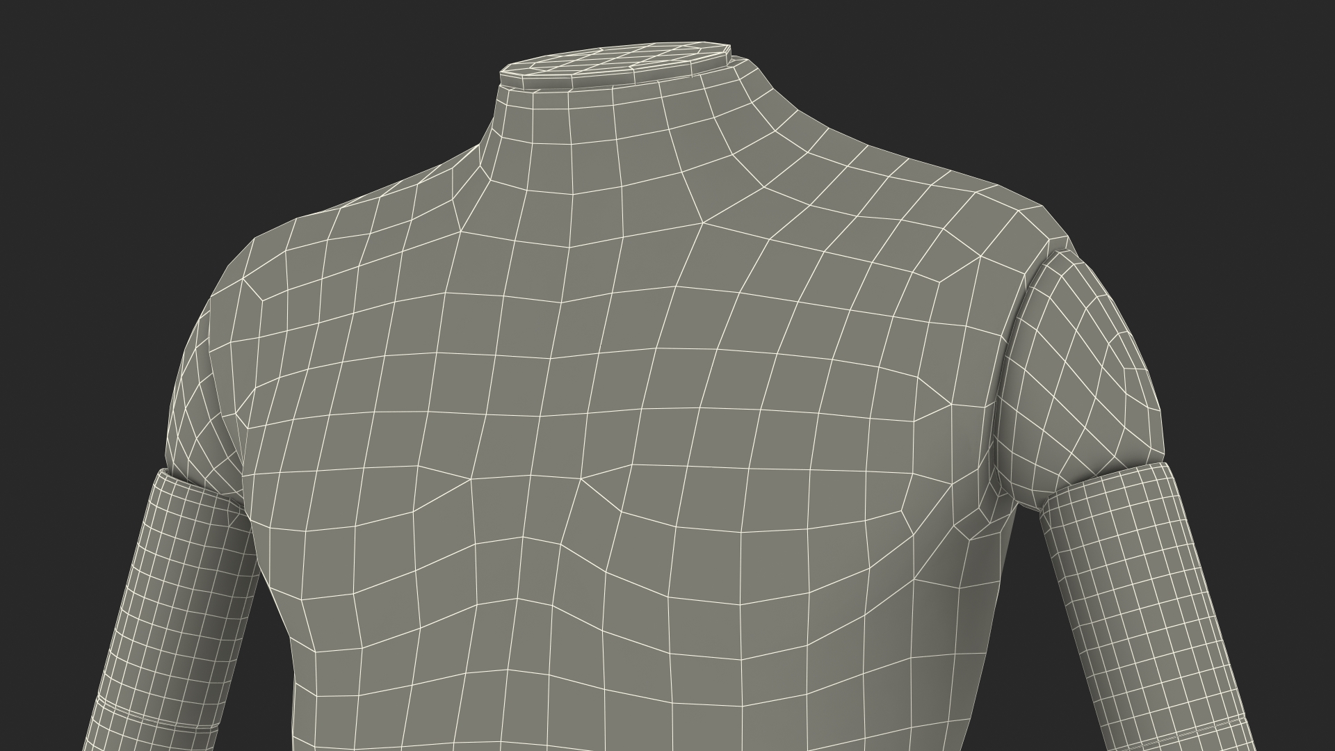 3D model Male Flexible Half Body Mannequin Torso with Wooden Base Headless