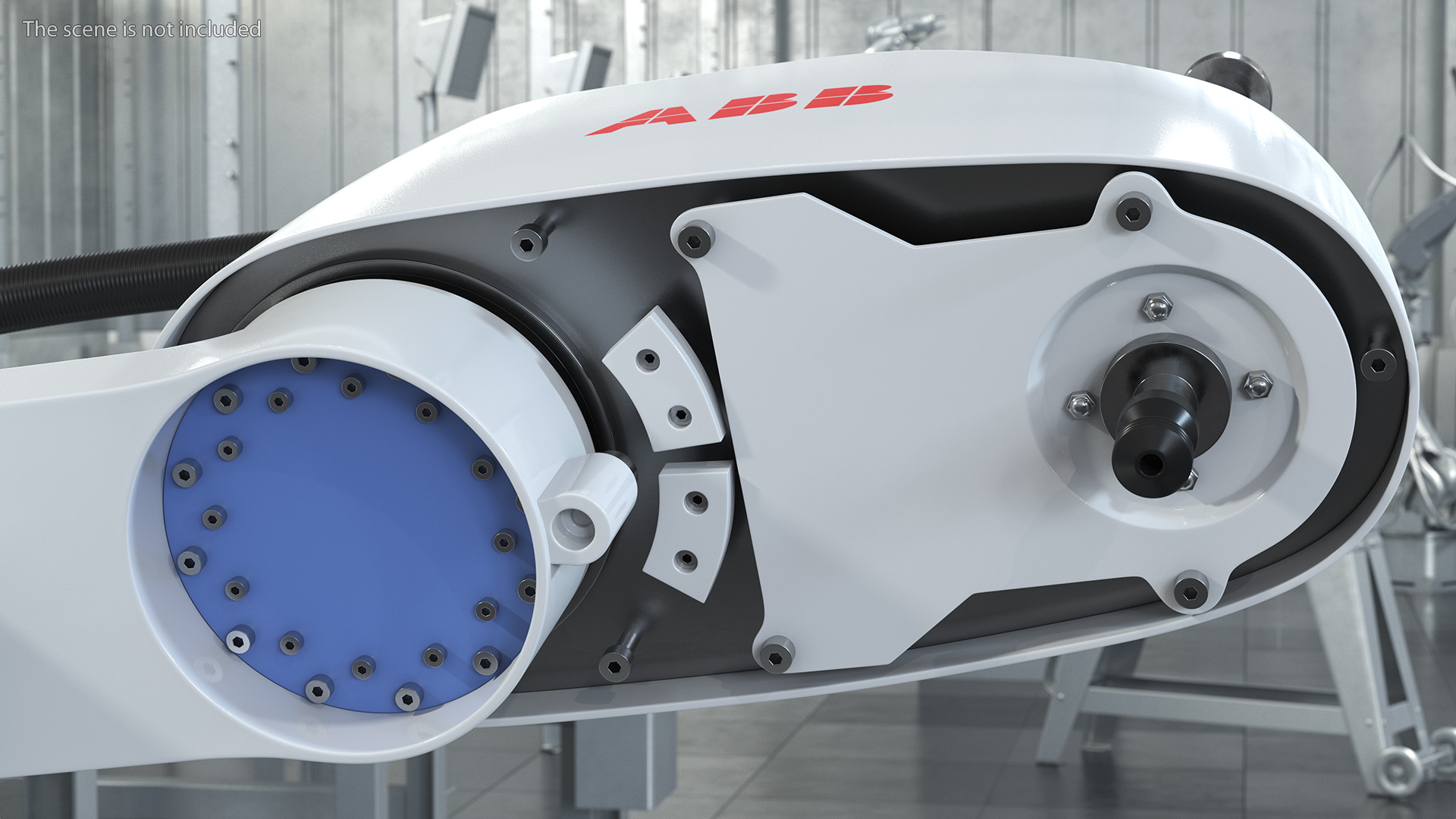 ABB IRB 910SC Industrial Robot Arm 3D model