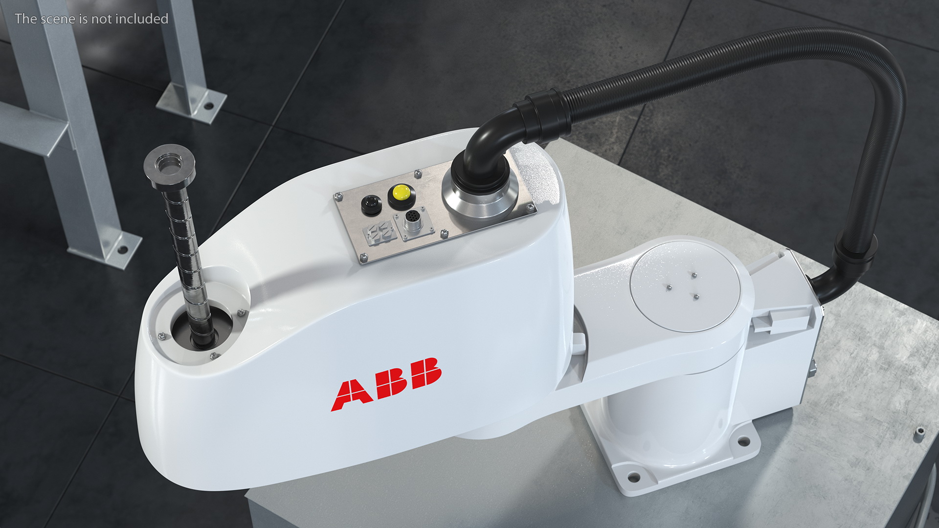 ABB IRB 910SC Industrial Robot Arm 3D model
