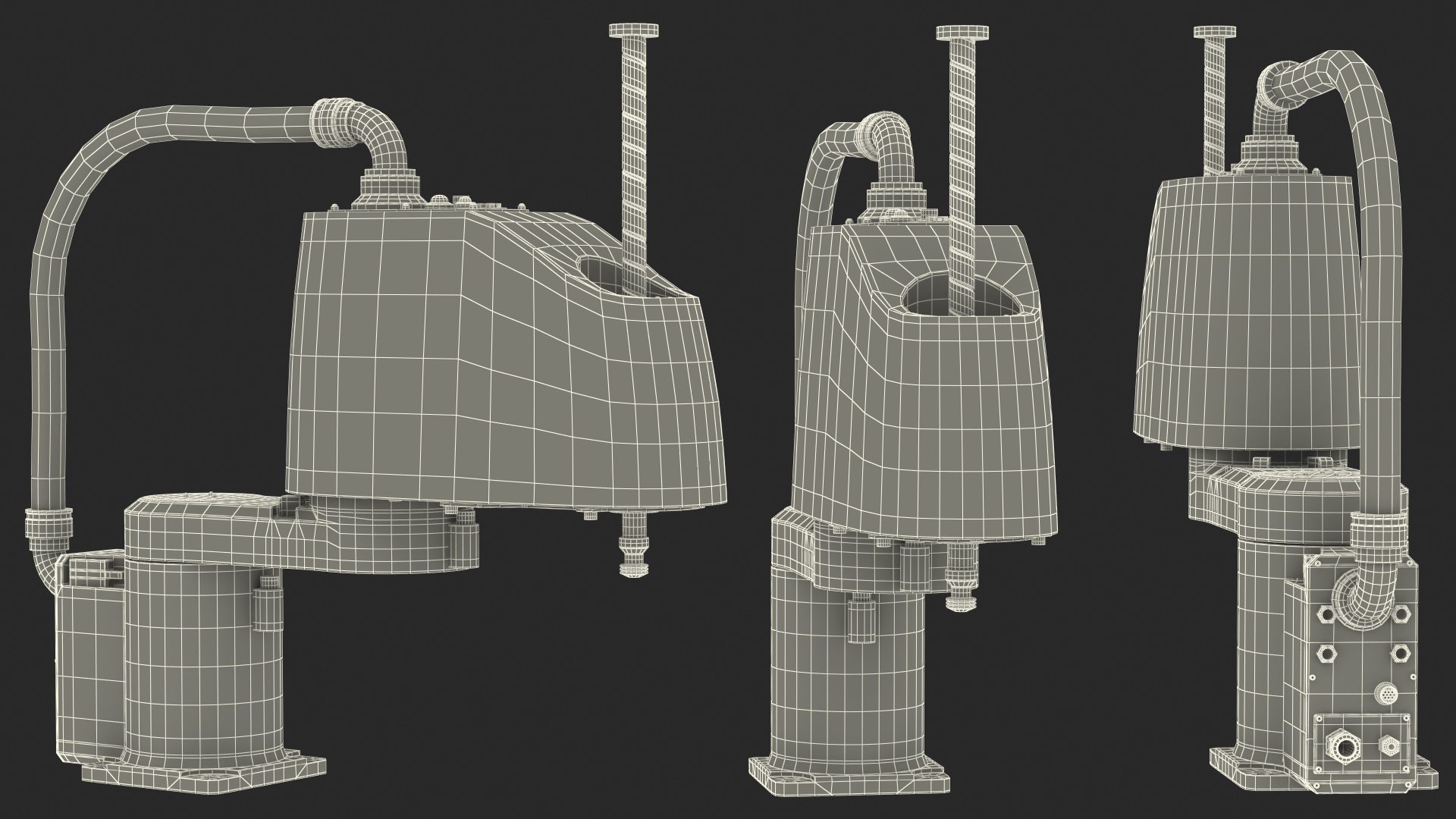 ABB IRB 910SC Industrial Robot Arm 3D model