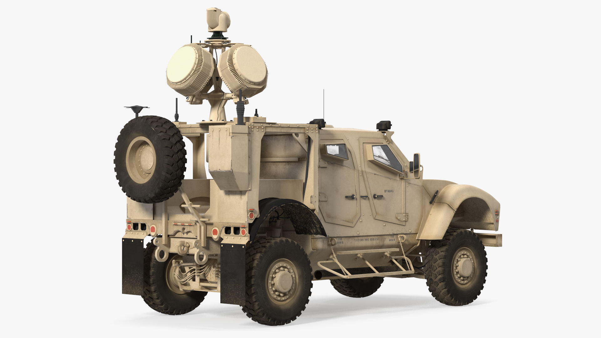 3D Oshkosh M-ATV with X-MADIS Anti Drone System Rigged