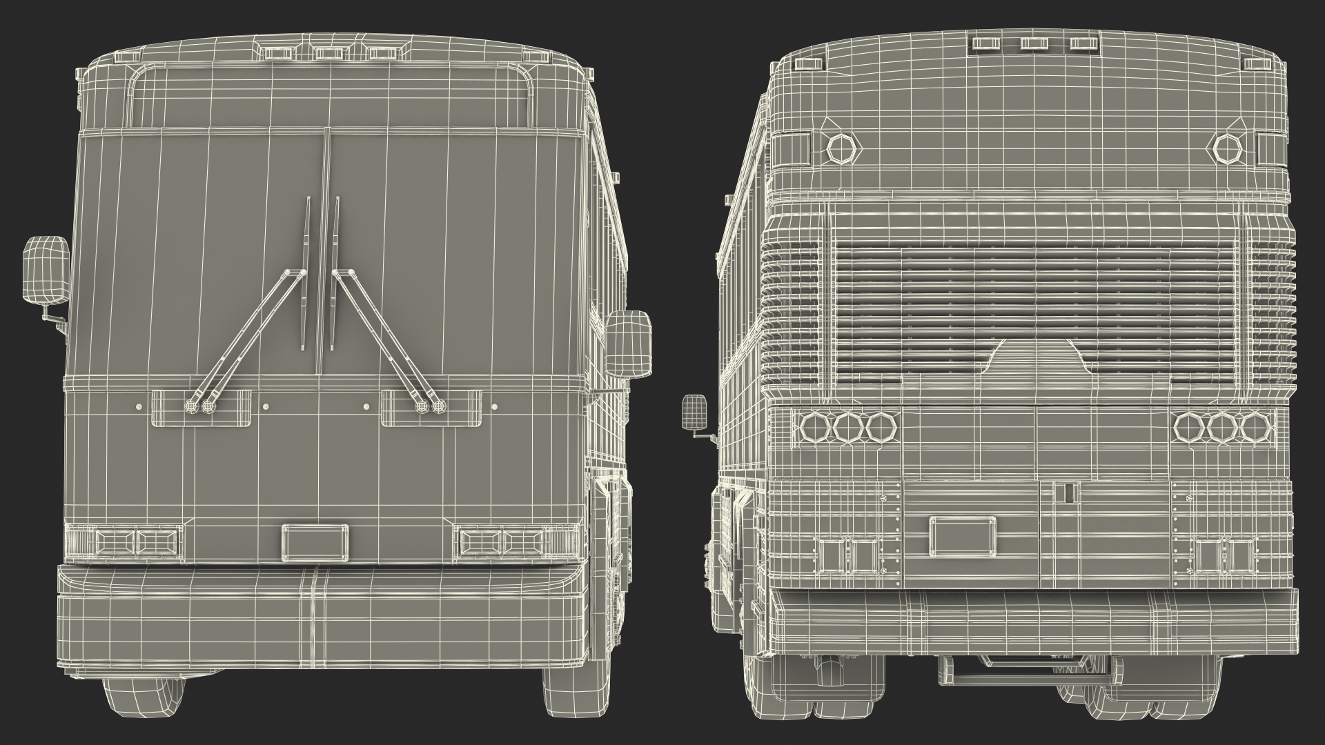 3D model Intercity Bus MCI 102DL3 Simple Interior