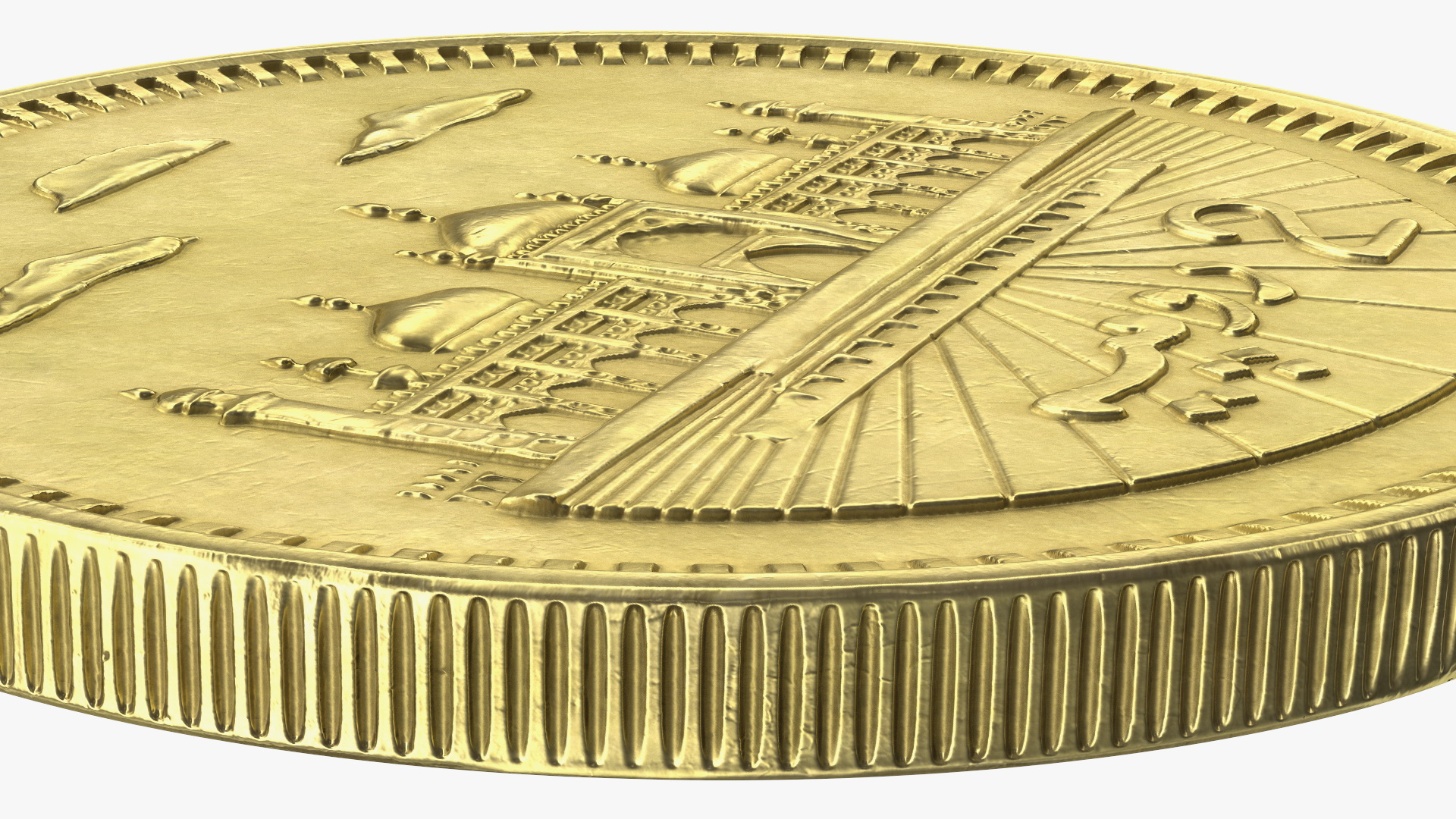 2 Pakistan Rupees Gold 3D