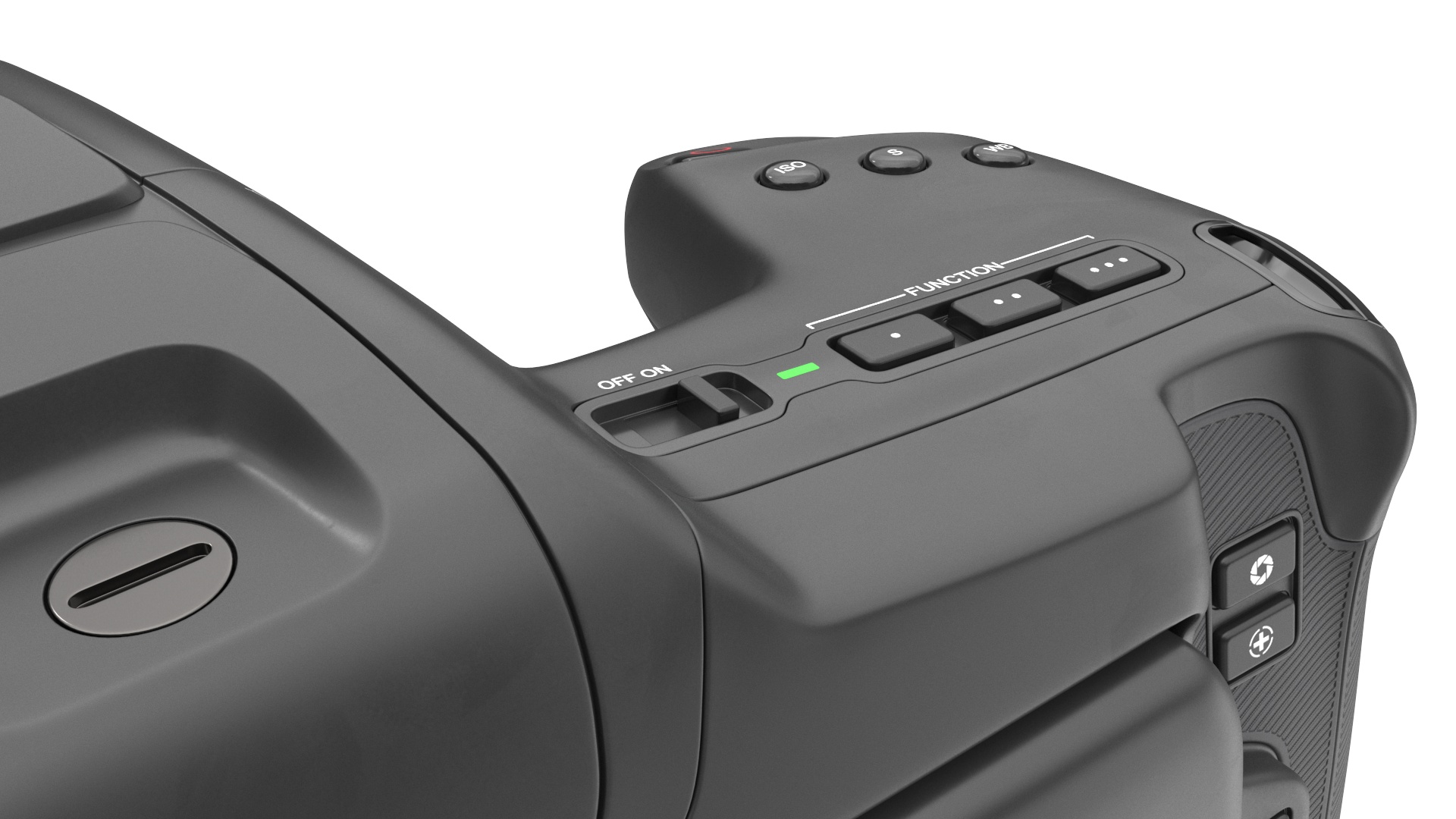 3D Cinema Camera Blackmagic Design 6K G2 Light On