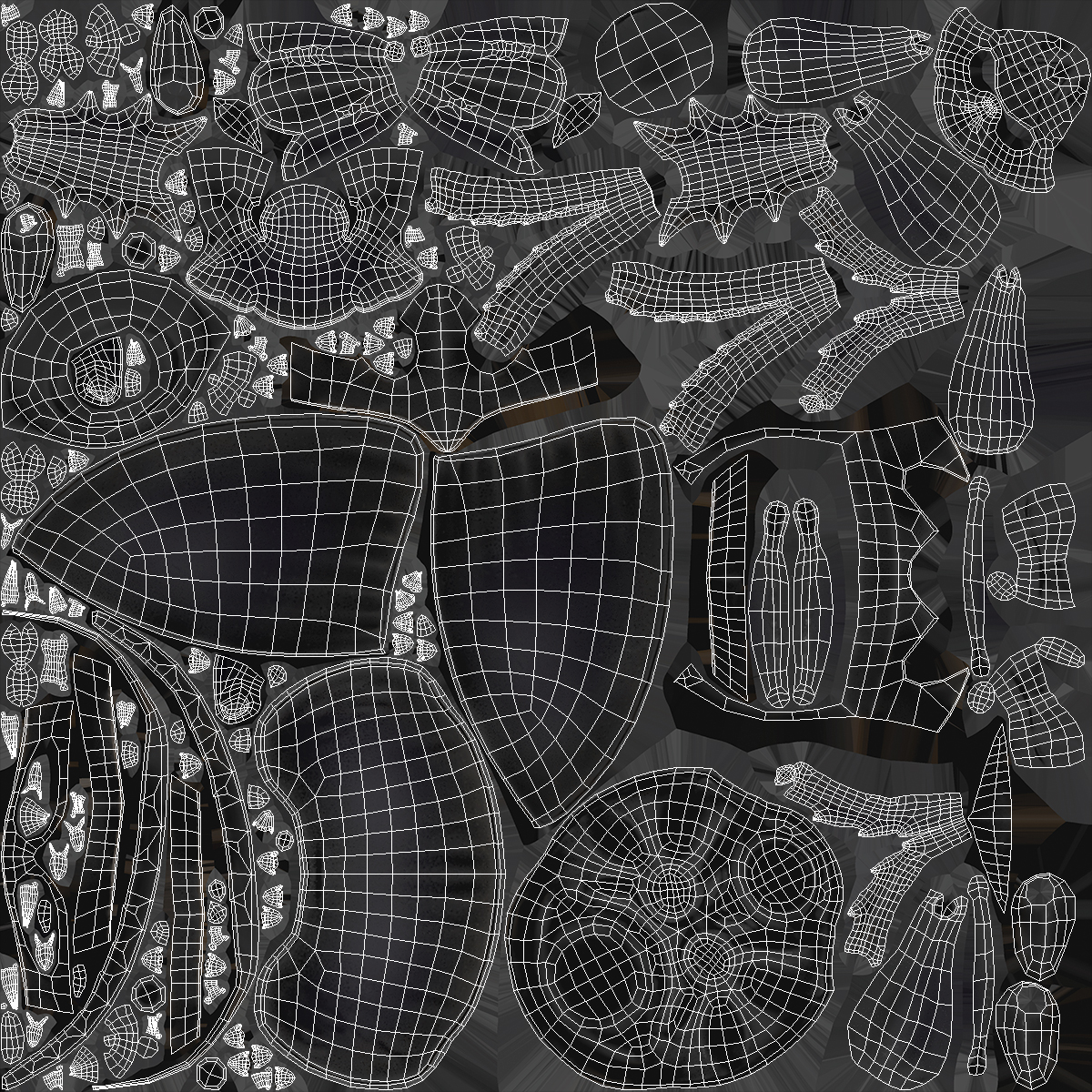 3D Roller Beetle Pushing Sphere Dirt model